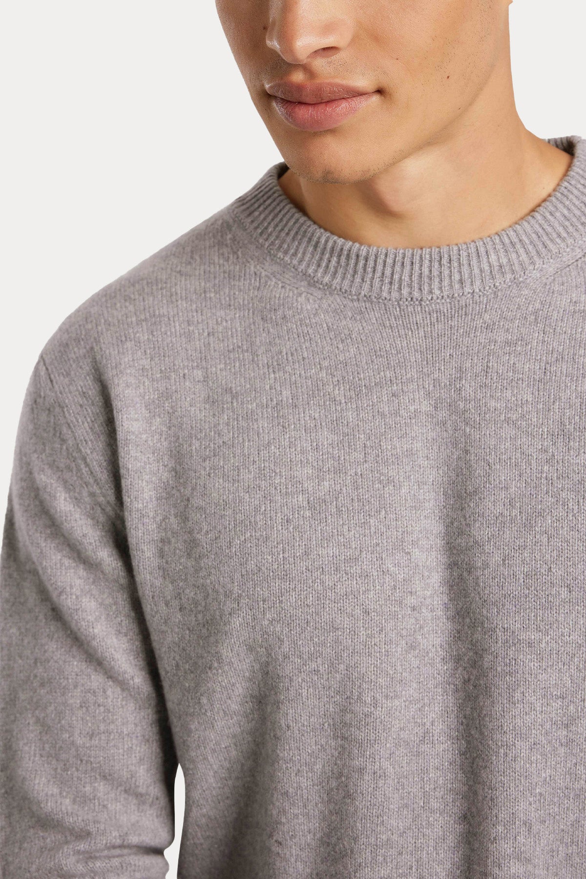 Manifattura Regular Fit Yuvarlak Yaka Kaşmir Örgü Yün Triko