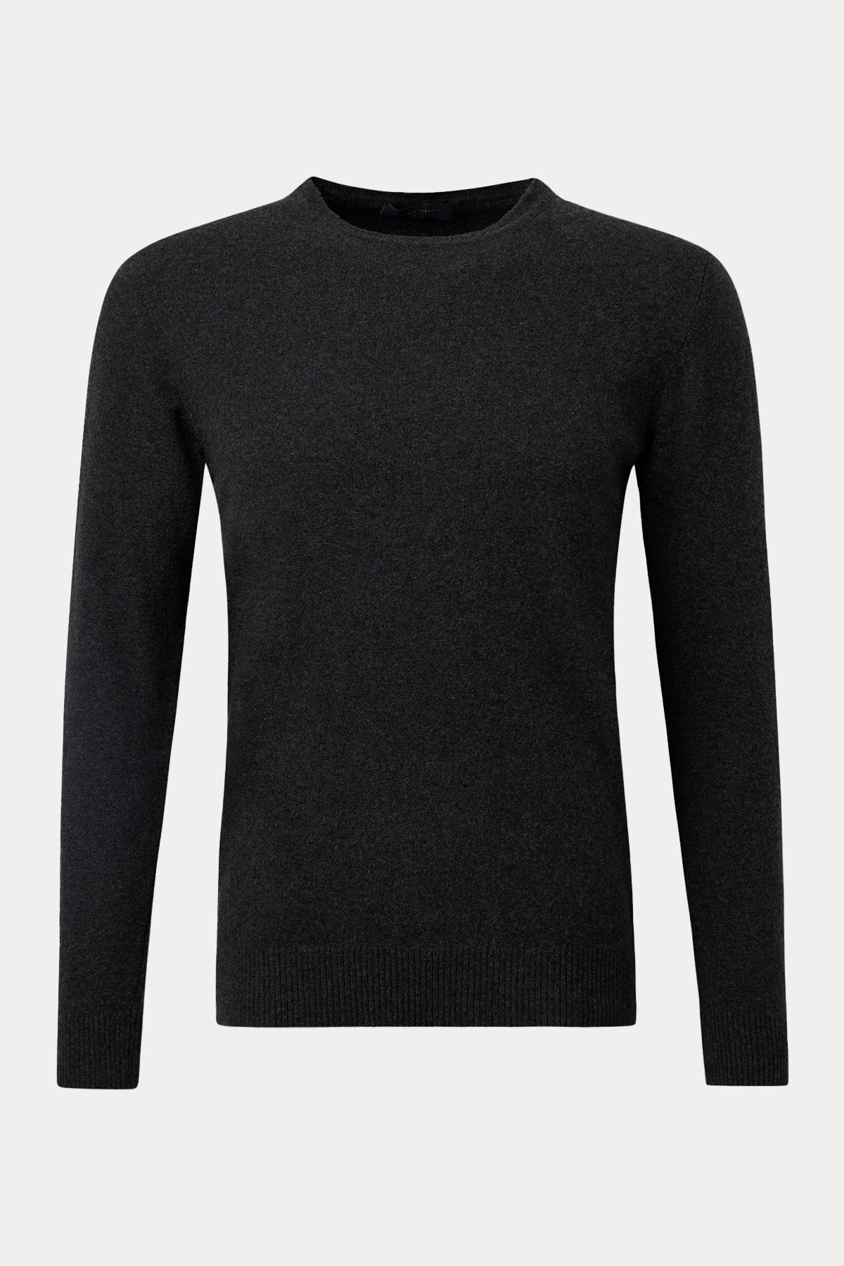 Manifattura Yuvarlak Yaka Regular Fit Kaşmir Örgü Yün Triko