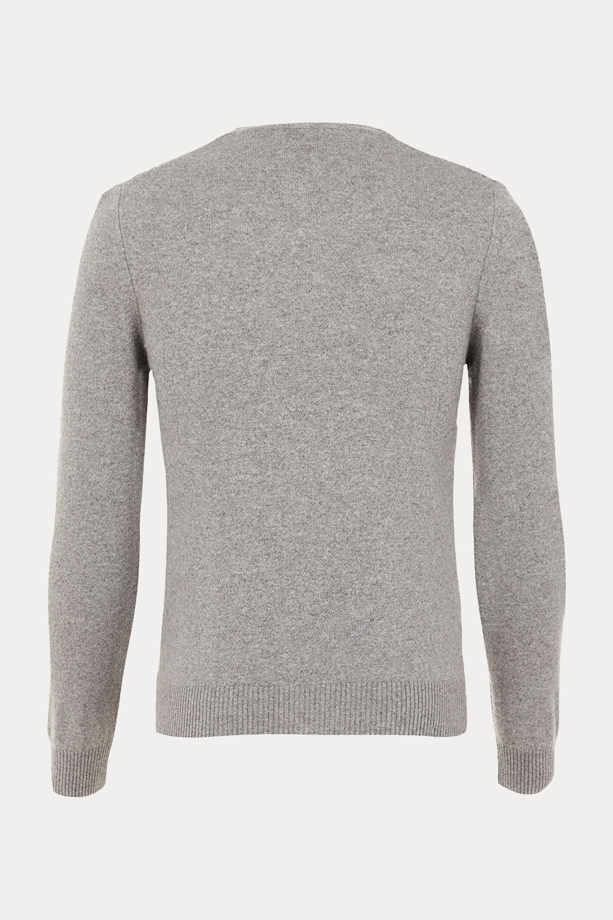 Manifattura Yuvarlak Yaka Regular Fit Kaşmir Örgü Yün Triko