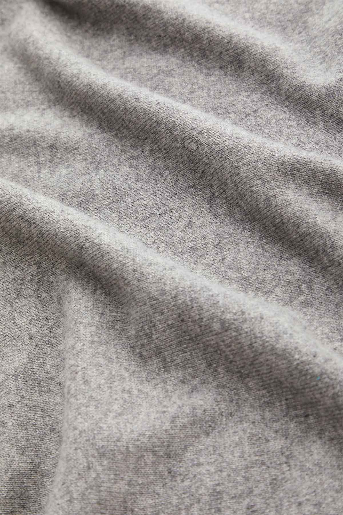 Manifattura Yuvarlak Yaka Regular Fit Kaşmir Örgü Yün Triko