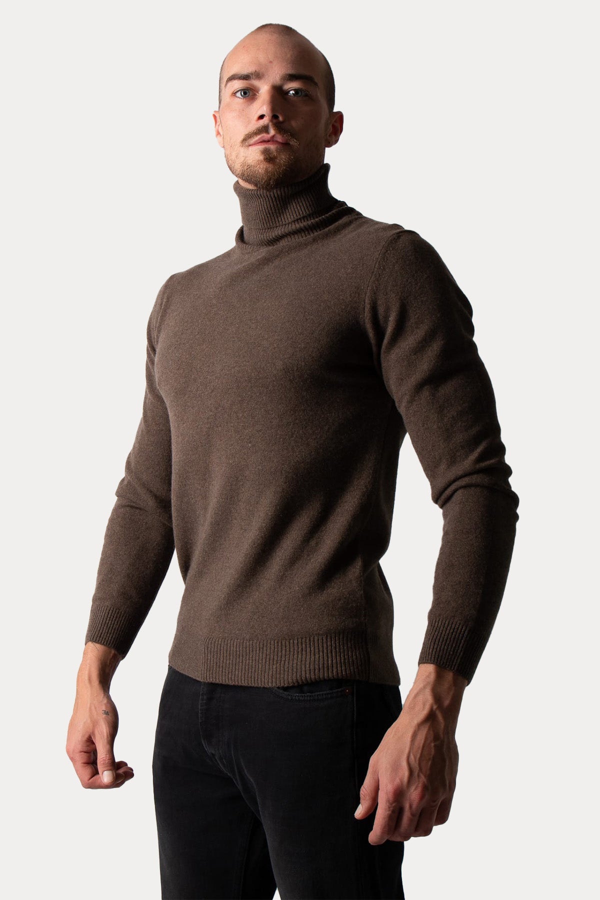 Manifattura Balıkçı Yaka Regular Fit Örgü Yün Triko