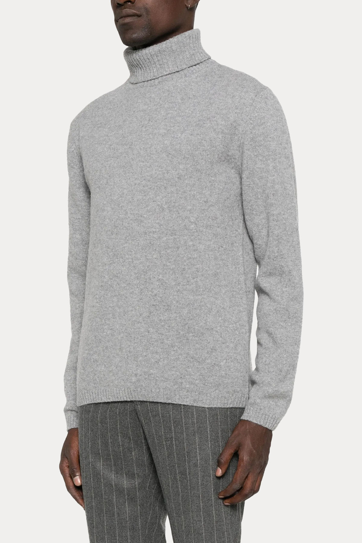 Manifattura Balıkçı Yaka Regular Fit Örgü Yün Triko