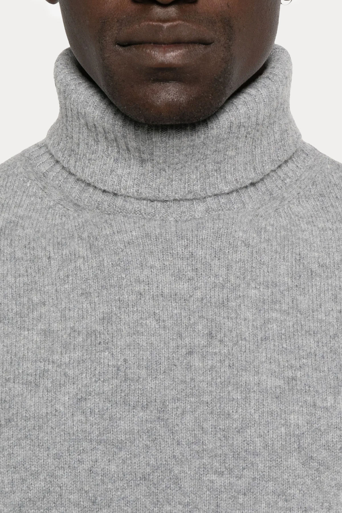 Manifattura Balıkçı Yaka Regular Fit Örgü Yün Triko