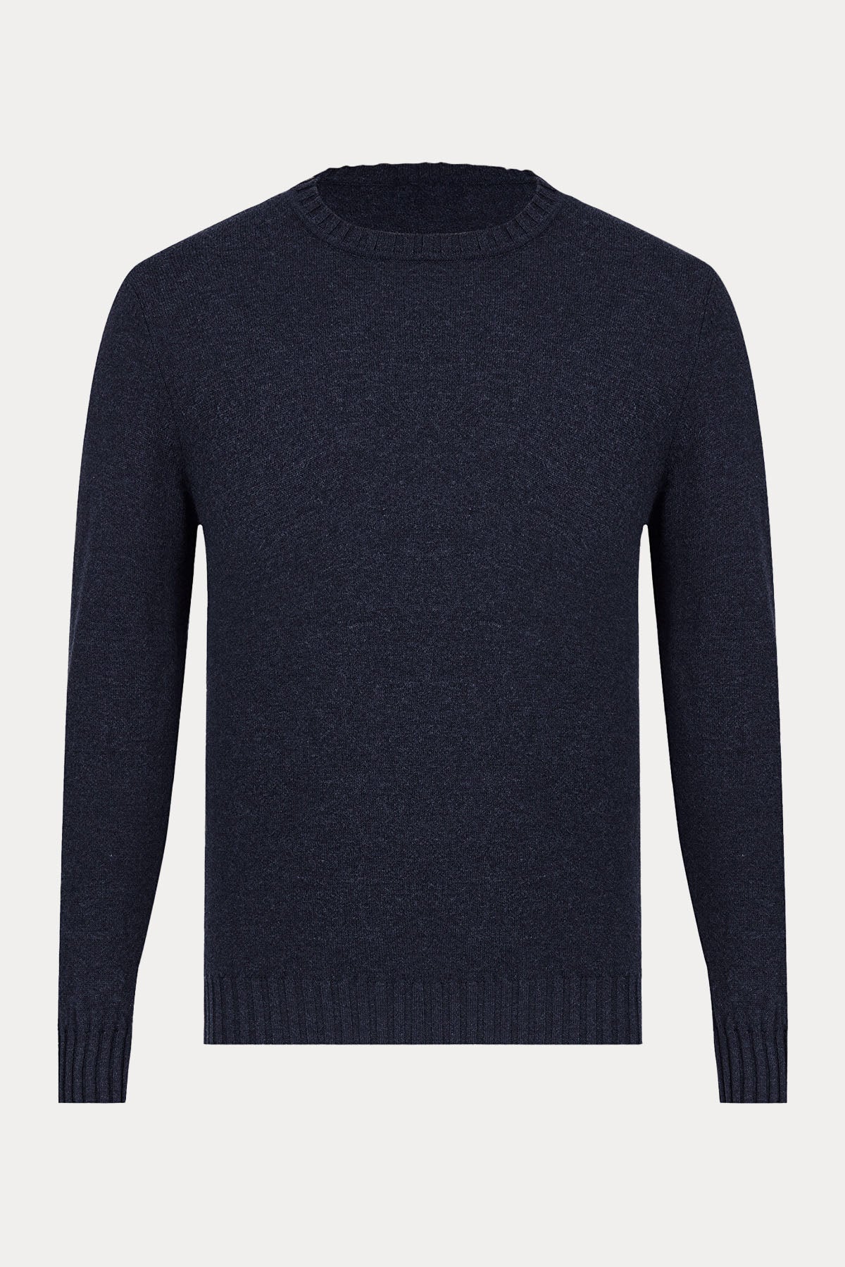 Manifattura Yuvarlak Yaka Örgü Yün Triko