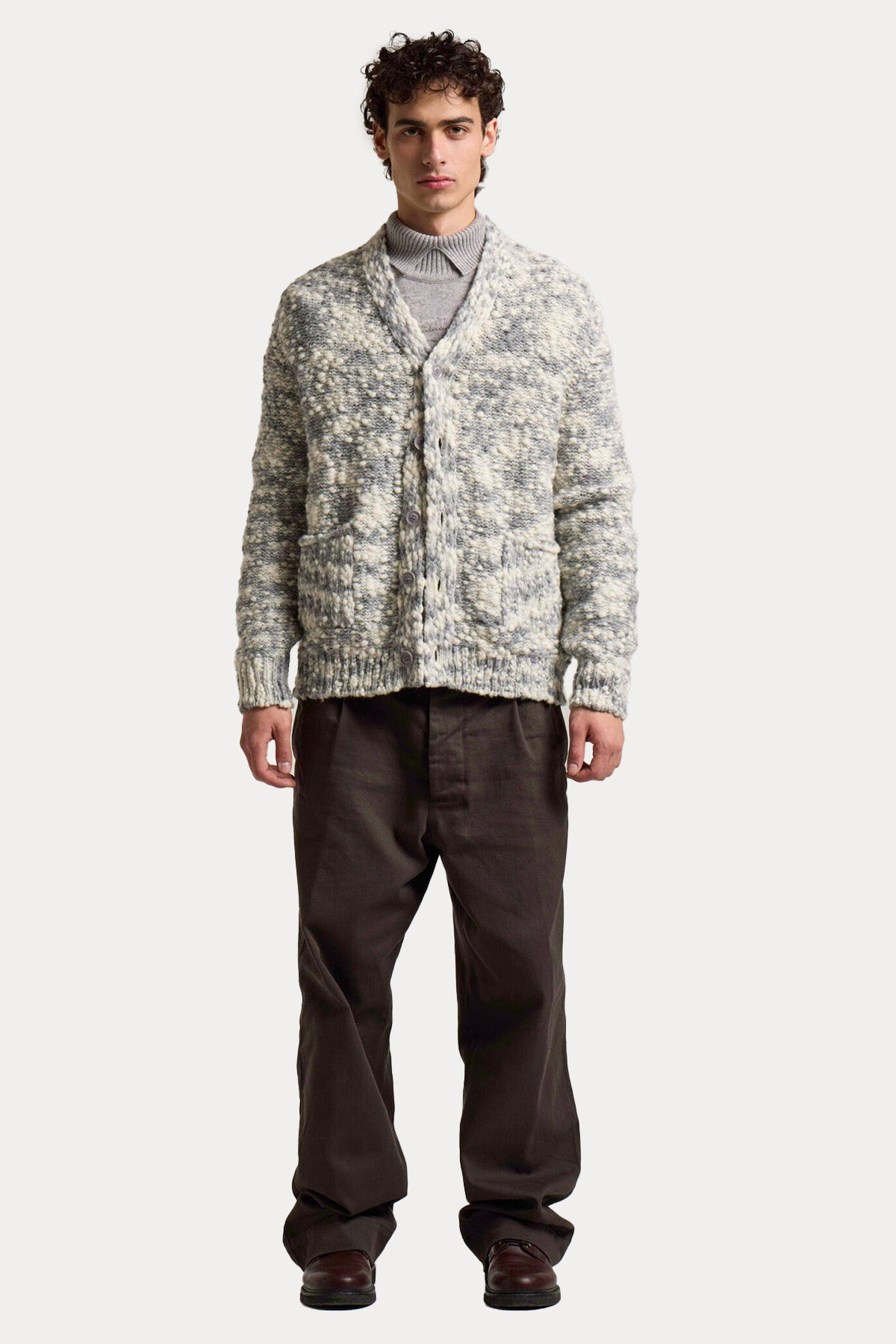 Manifattura Comfort Fit Örgü Yün Triko Ceket