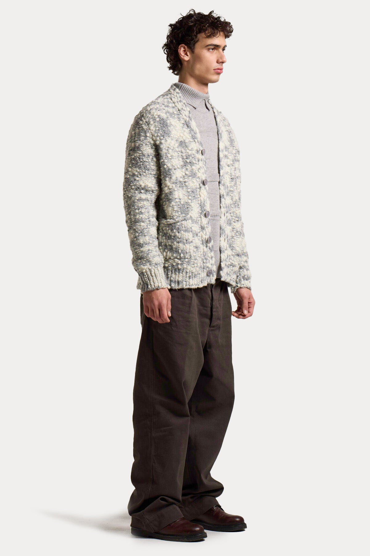 Manifattura Comfort Fit Örgü Yün Triko Ceket