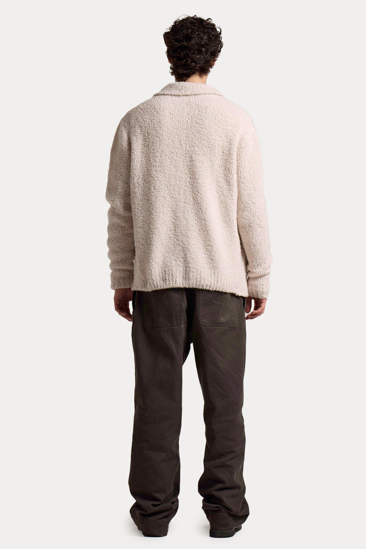 Manifattura Regular Fit Teddy Kumaş Yün Ceket