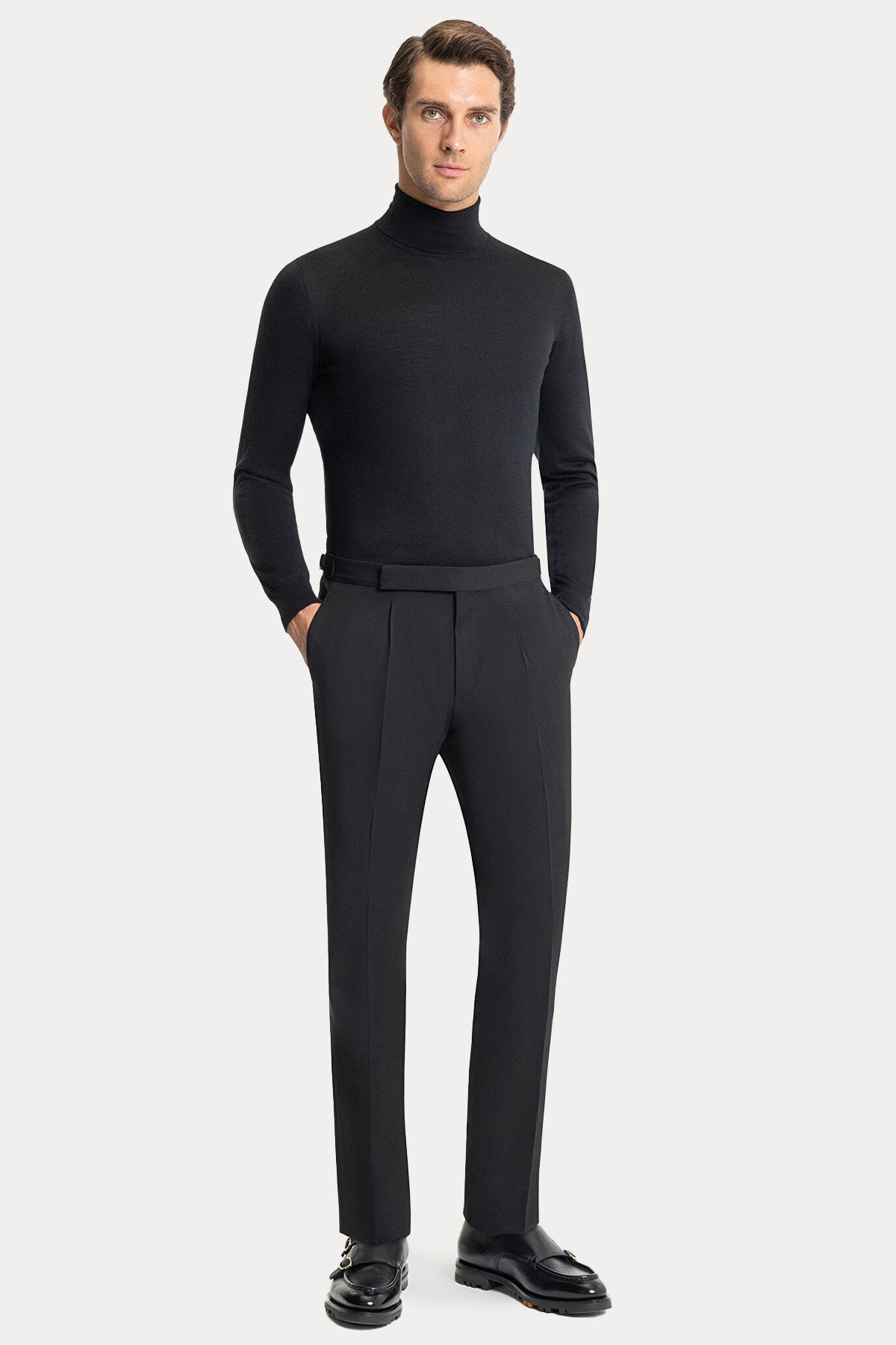 Manifattura Balıkçı Yaka İnce Örgü Yün Triko