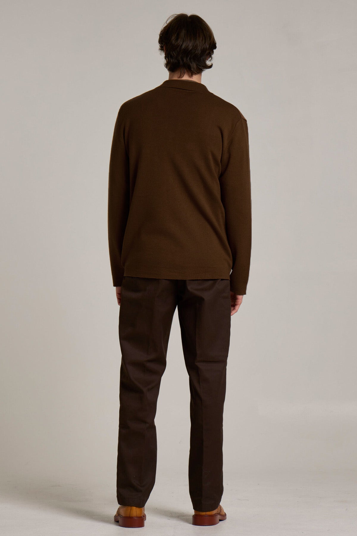 Manifattura Süet Örgü Yün Ceket