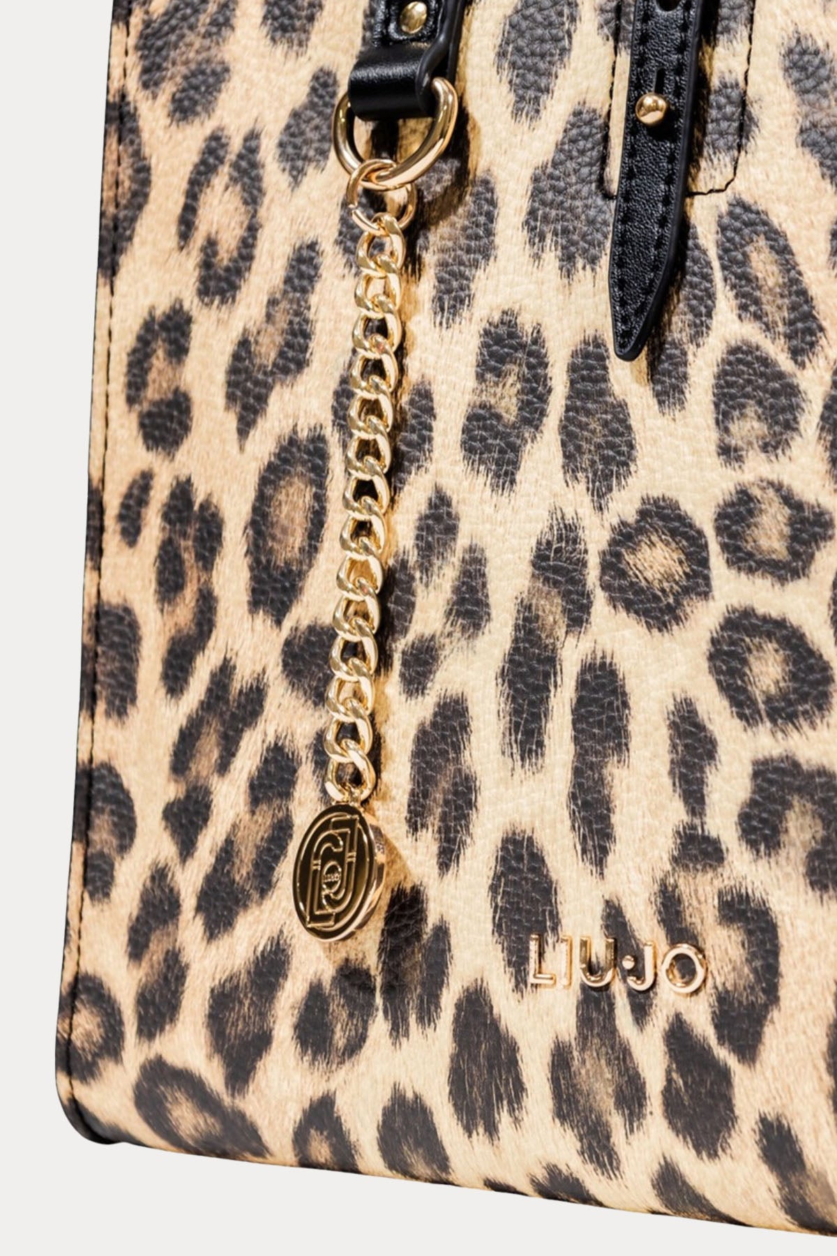 Liu Jo Leopar Desenli Omuz Çantası