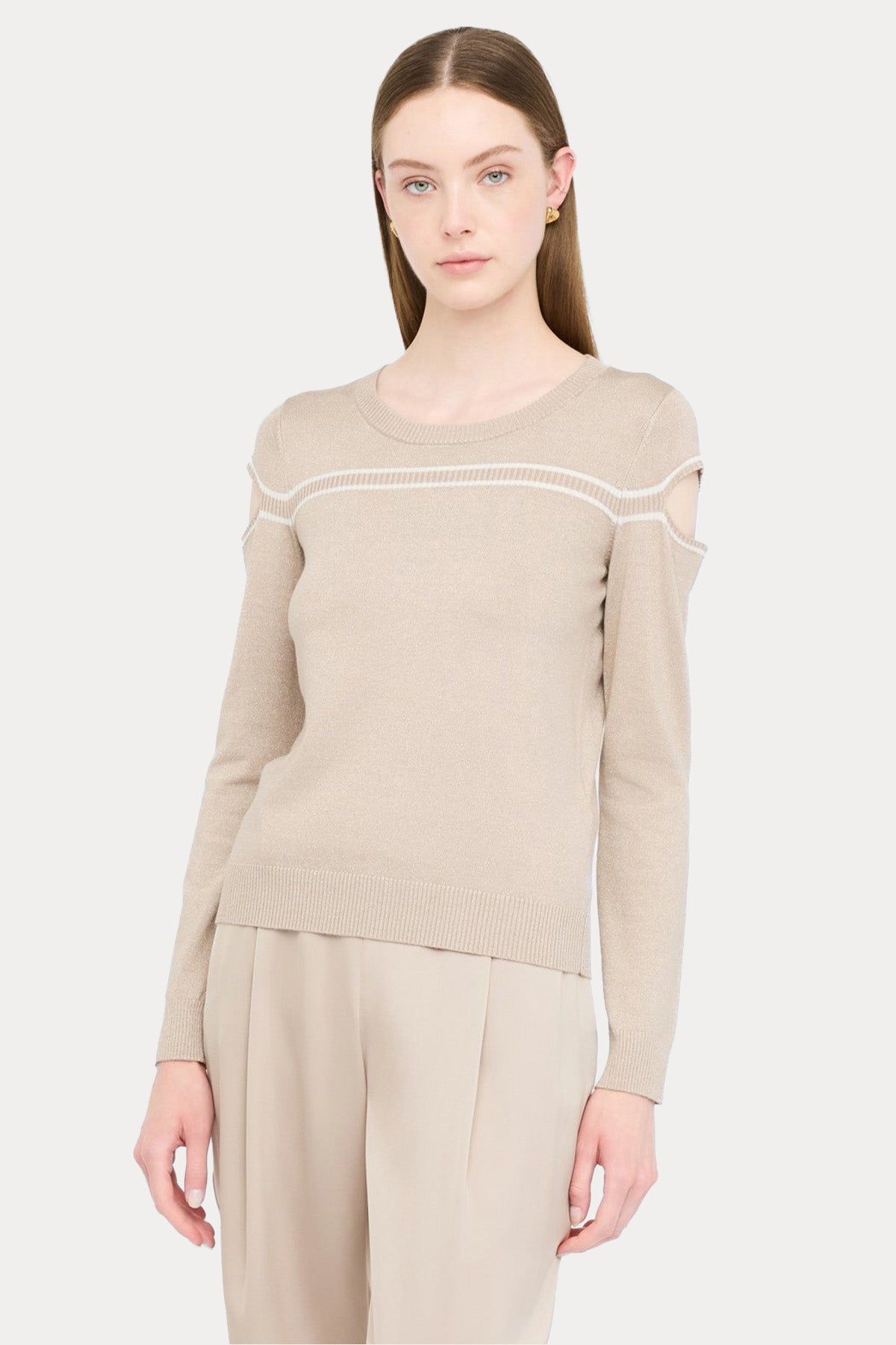 Liu Jo Yuvarlak Yaka İnce Örgü Triko