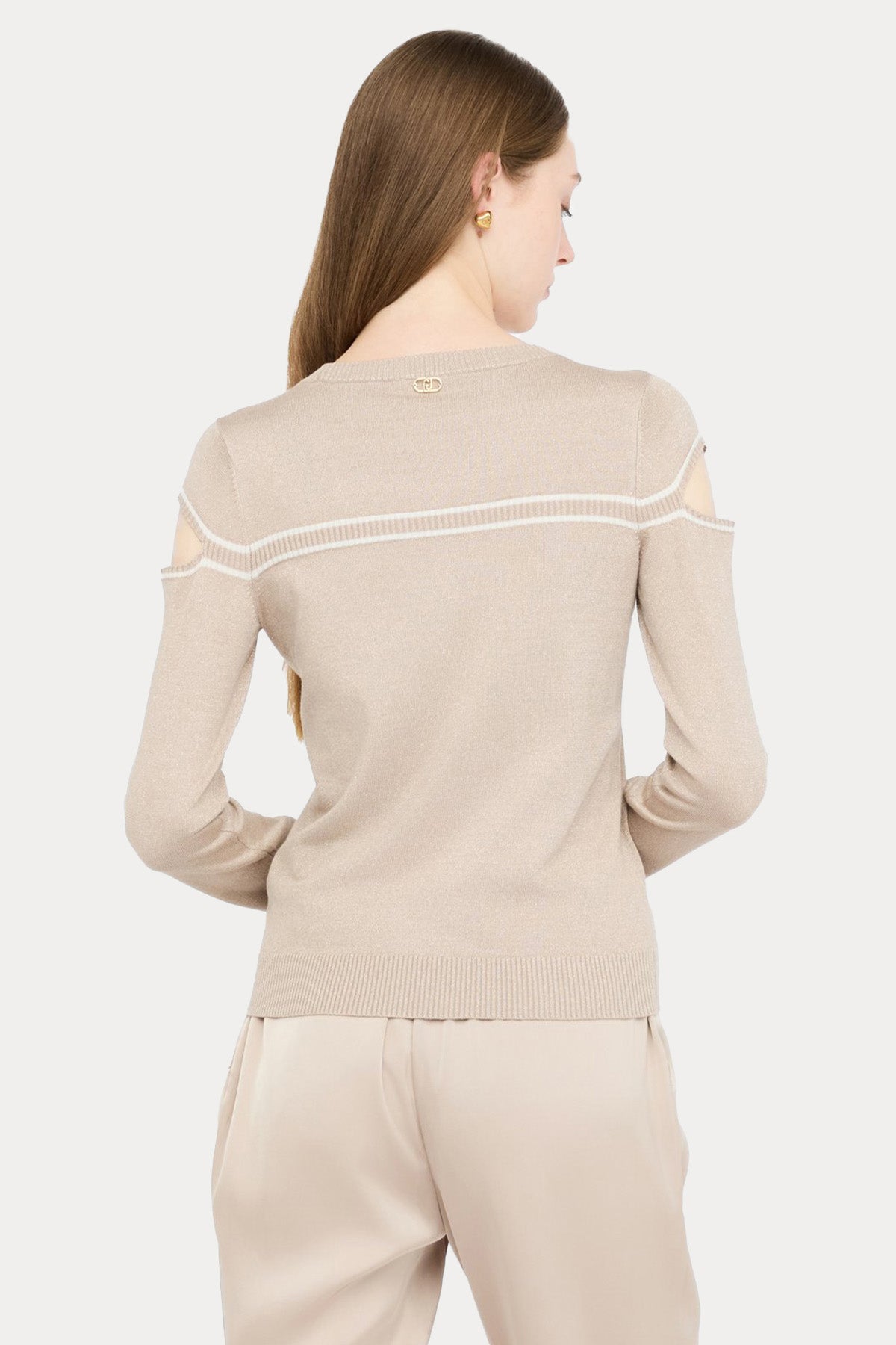 Liu Jo Yuvarlak Yaka İnce Örgü Triko