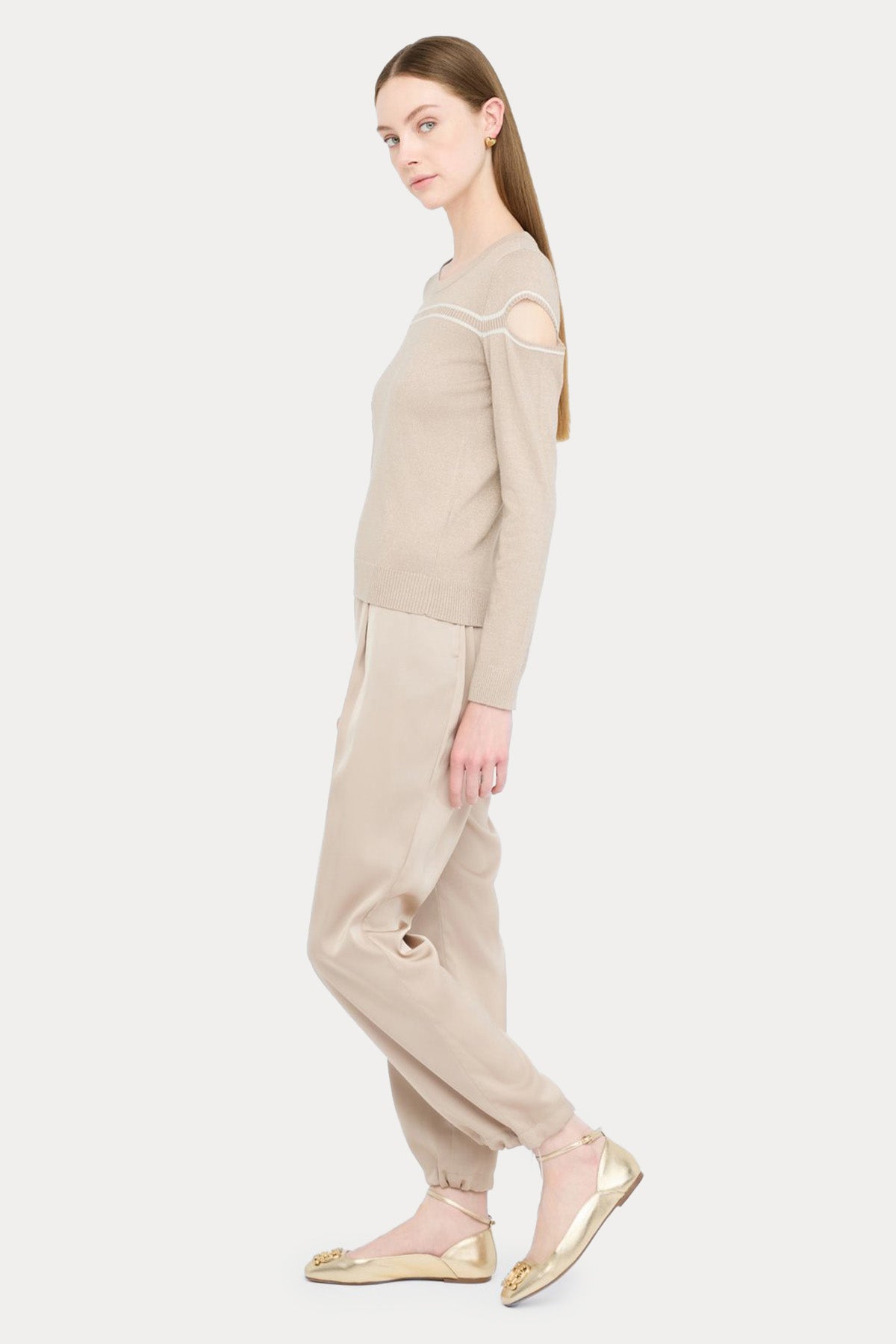 Liu Jo Yuvarlak Yaka İnce Örgü Triko