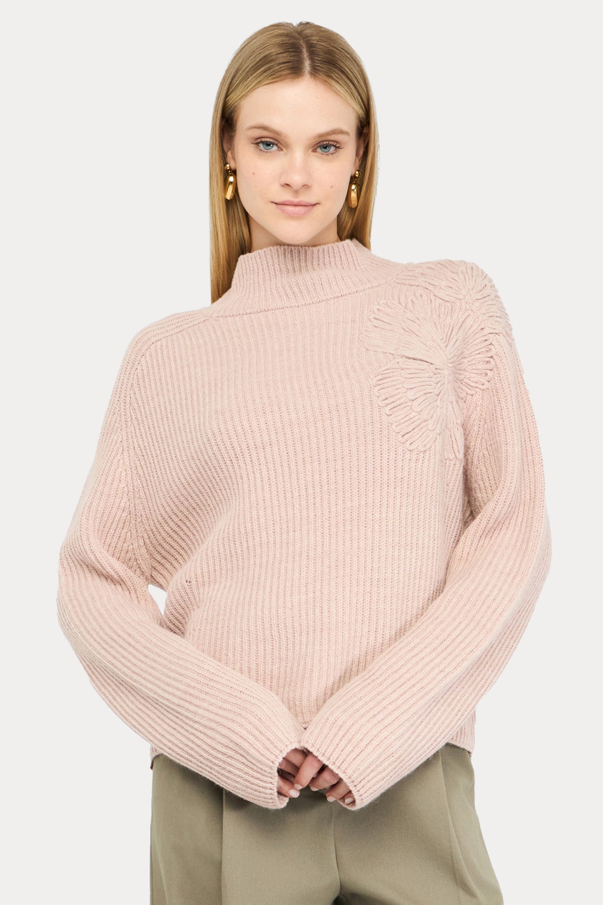 Liu Jo Yarım Balıkçı Yaka Örgü Yün Triko