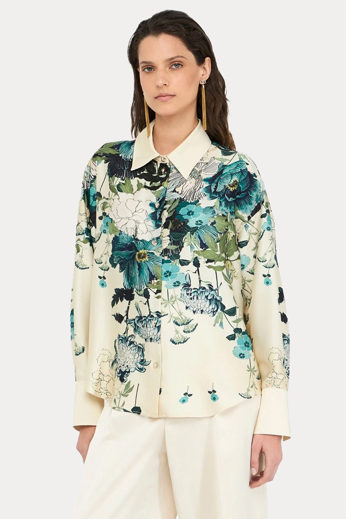 Liu Jo Çiçek Desenli Gömlek