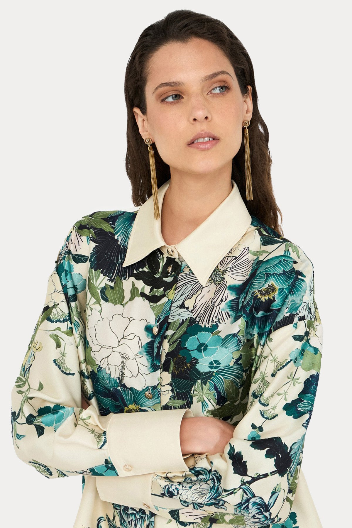 Liu Jo Çiçek Desenli Gömlek