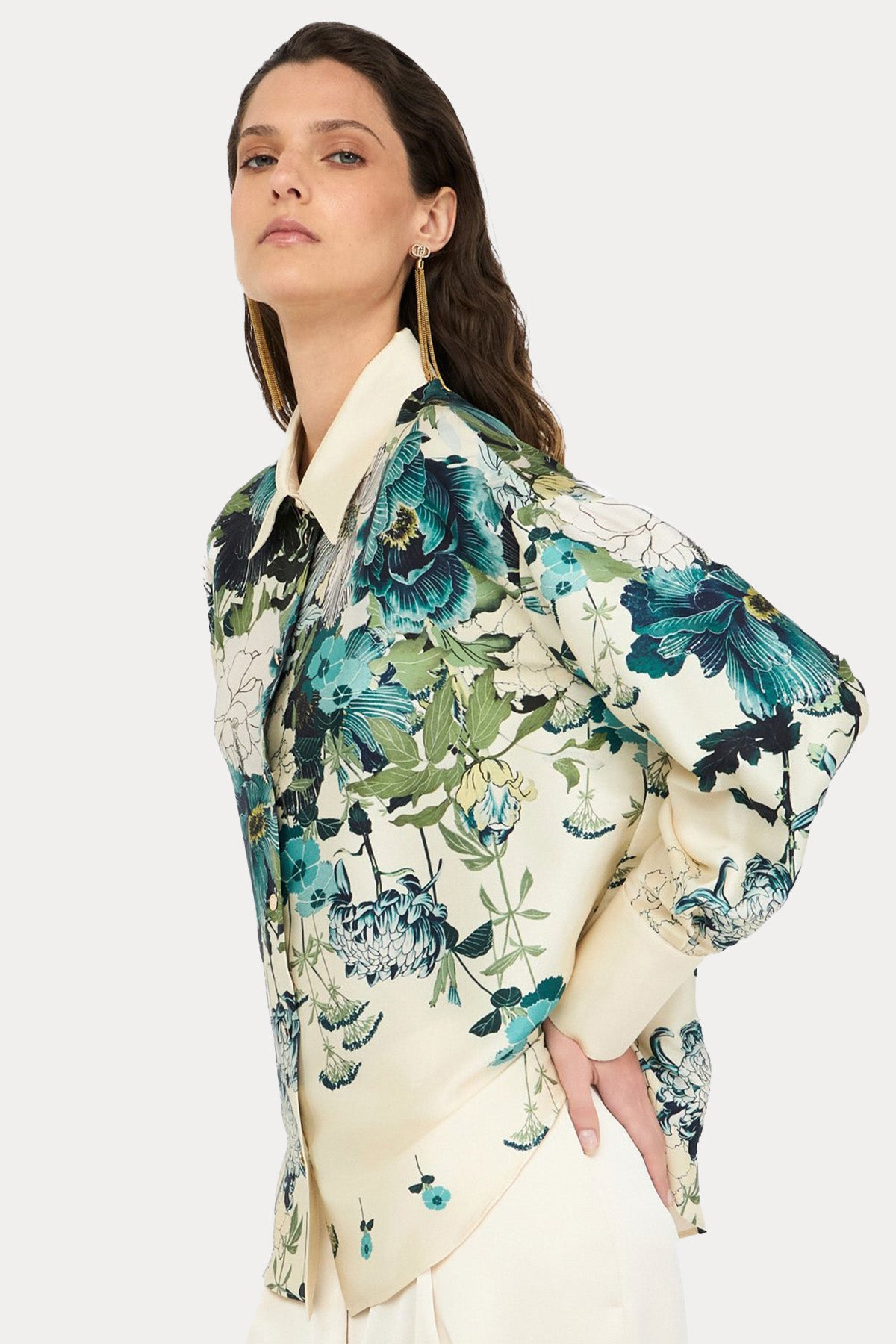 Liu Jo Çiçek Desenli Gömlek