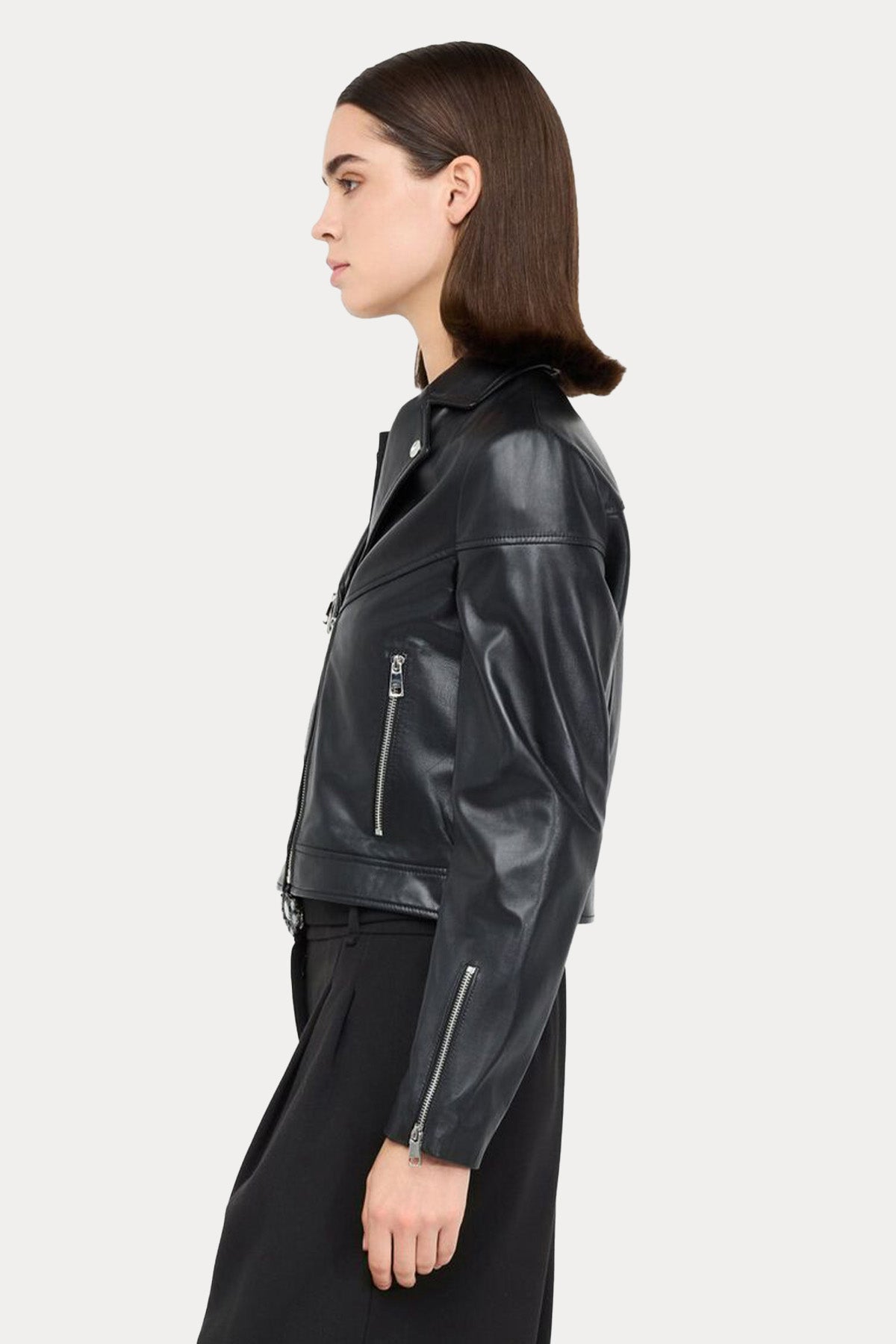 Liu Jo Crop Deri Ceket