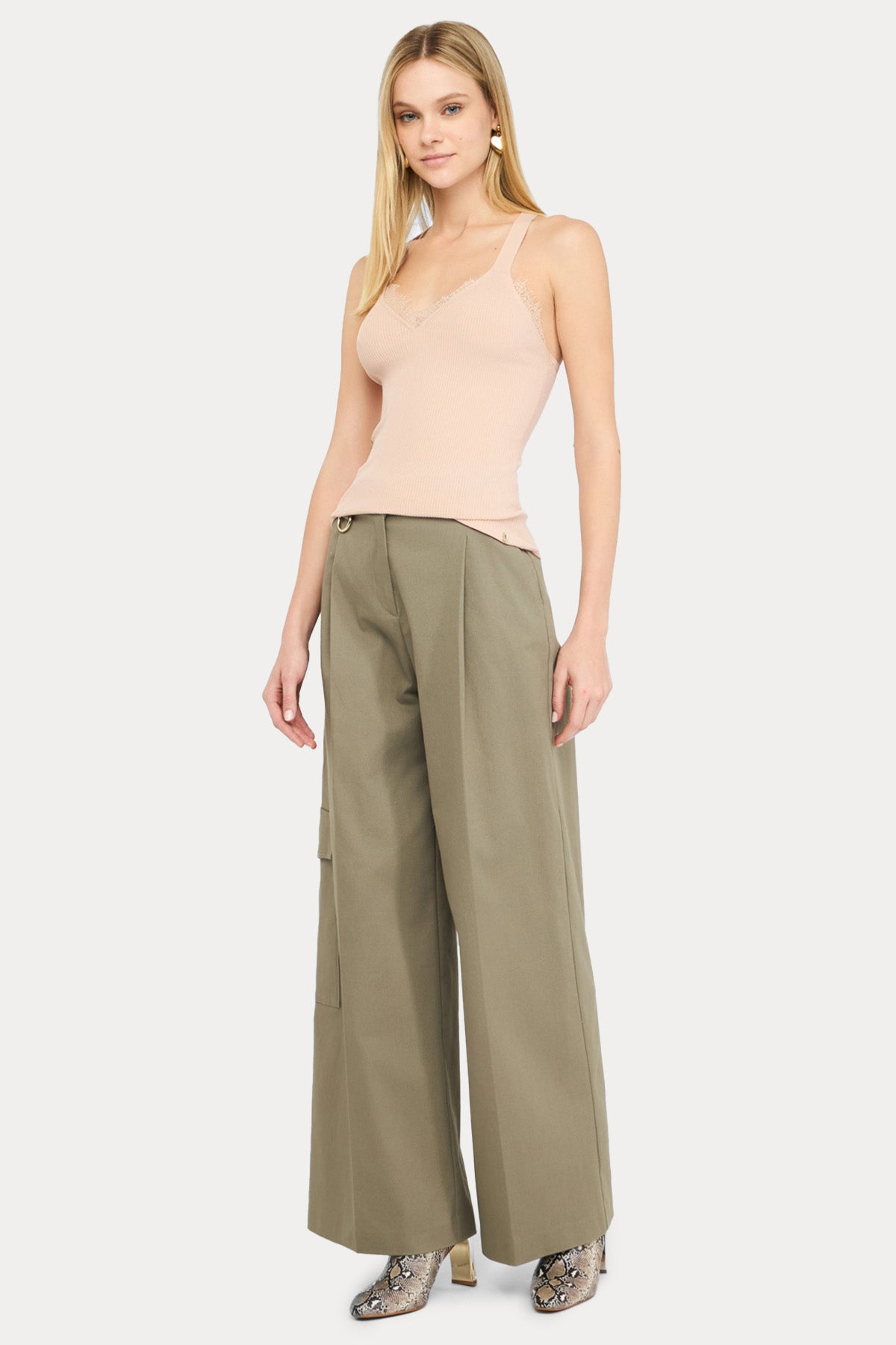 Liu Jo Slim Fit Dantel Detaylı Bluz