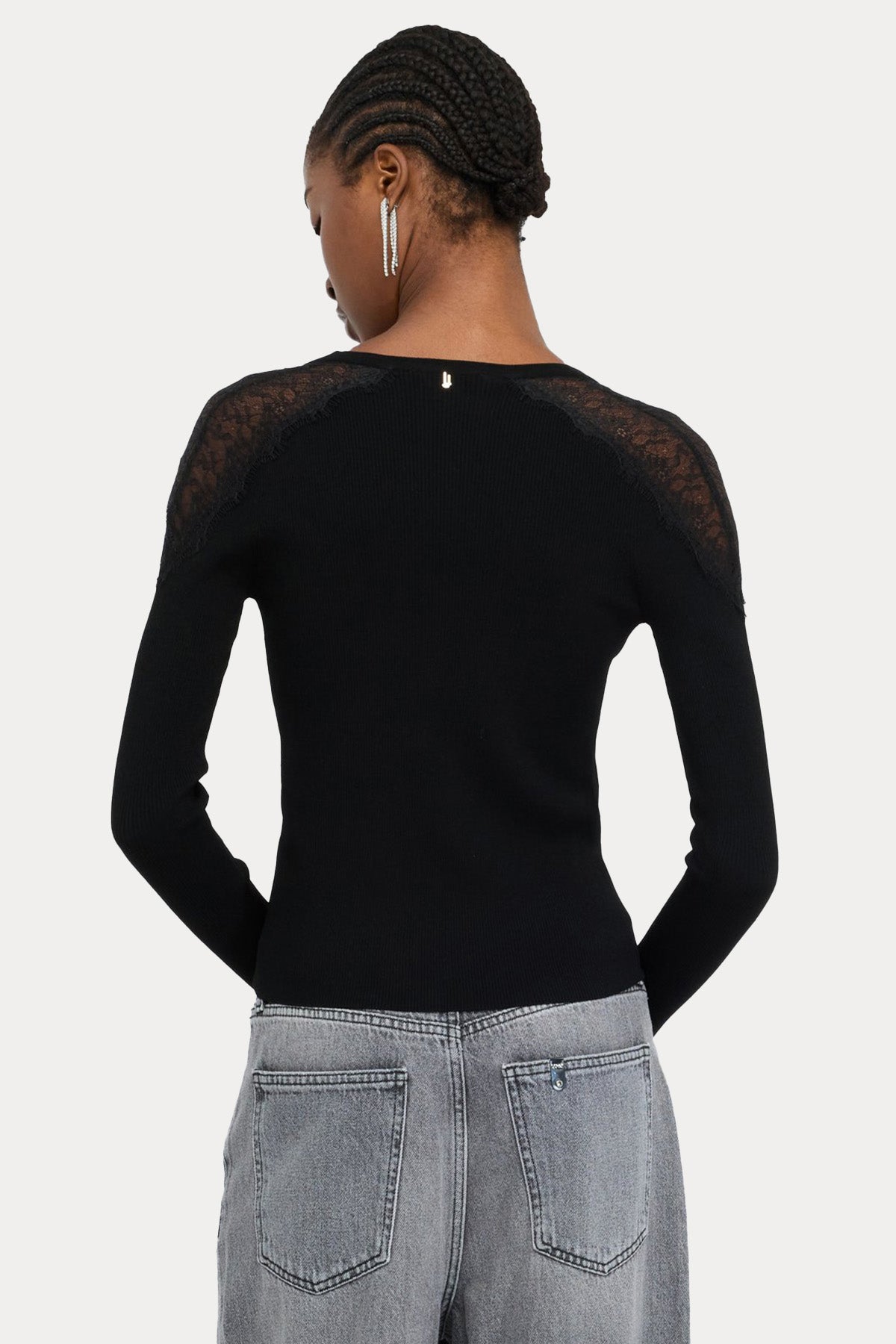 Liu Jo Slim Fit İnce Örgü Triko Ceket-Ceket-Libas