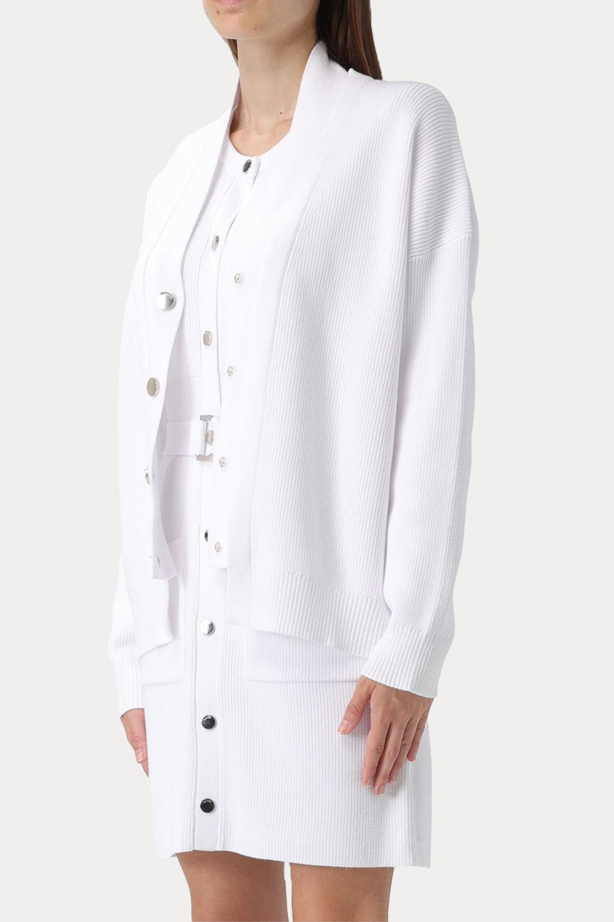 Liu Jo Comfort Fit İnce Örgü Triko Ceket