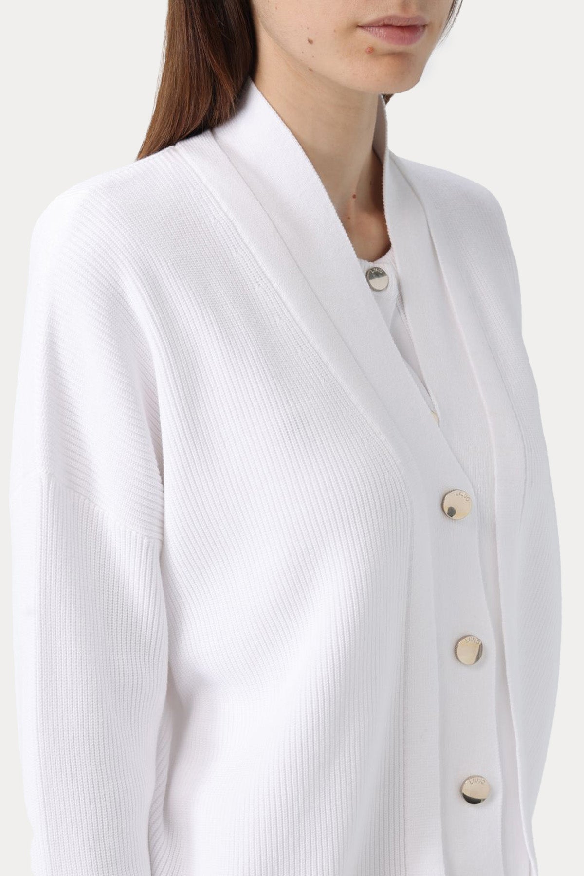 Liu Jo Comfort Fit İnce Örgü Triko Ceket