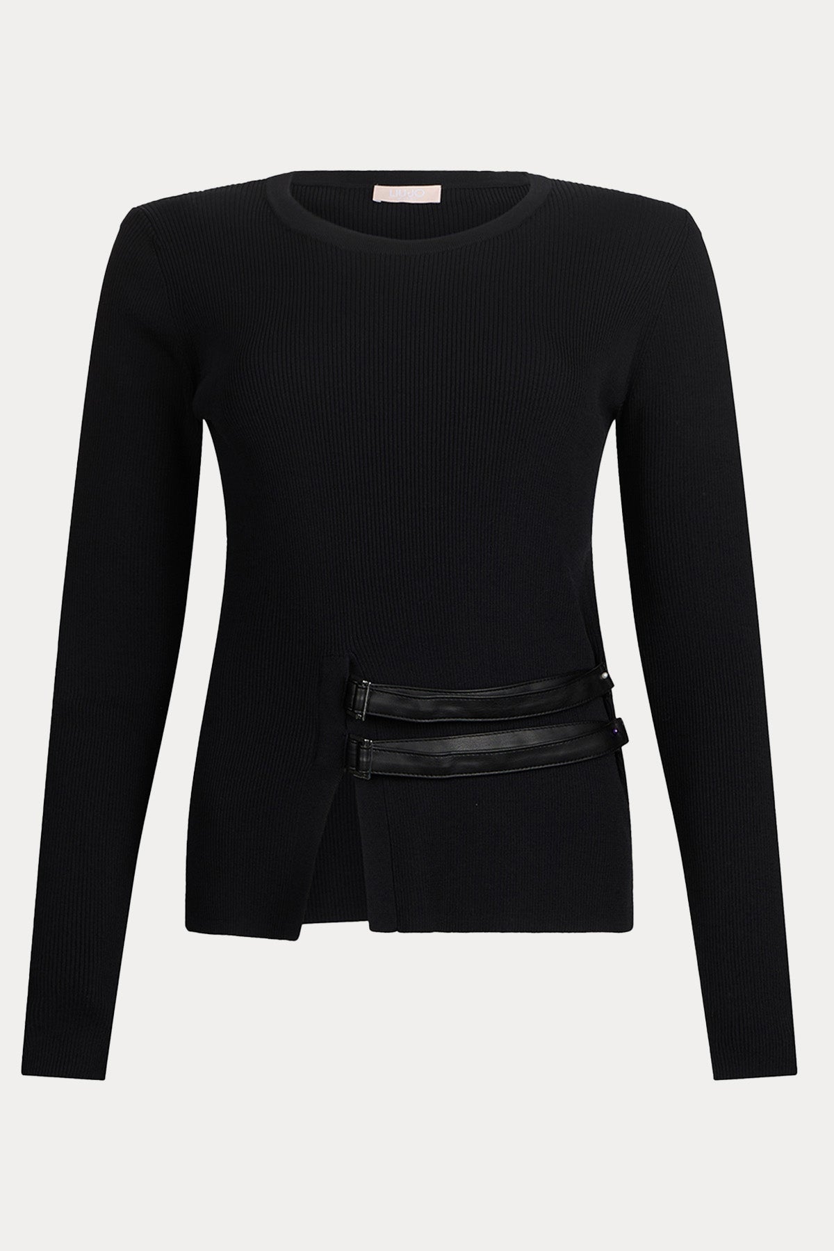 Liu Jo Slim Fit Kemerli İnce Örgü Triko