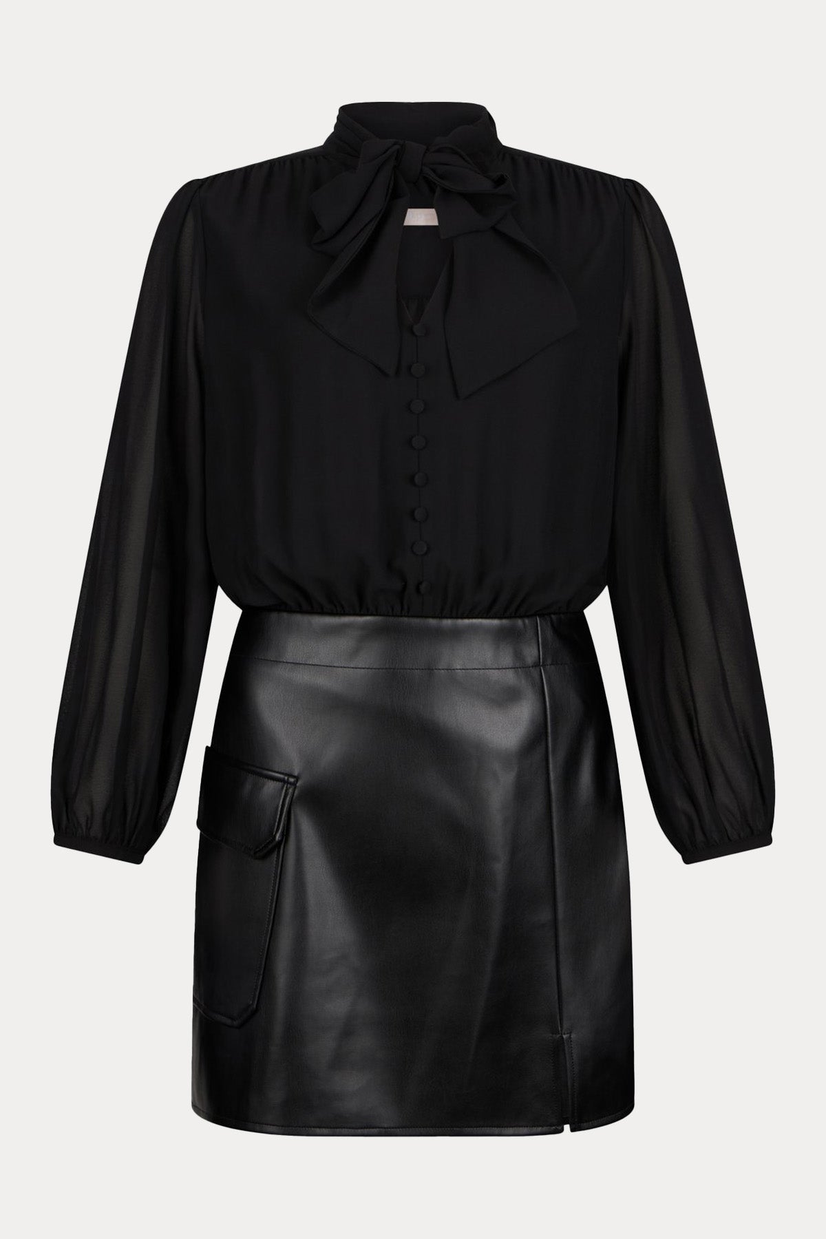 Liu Jo Deri Mini Etek Bluz Elbise