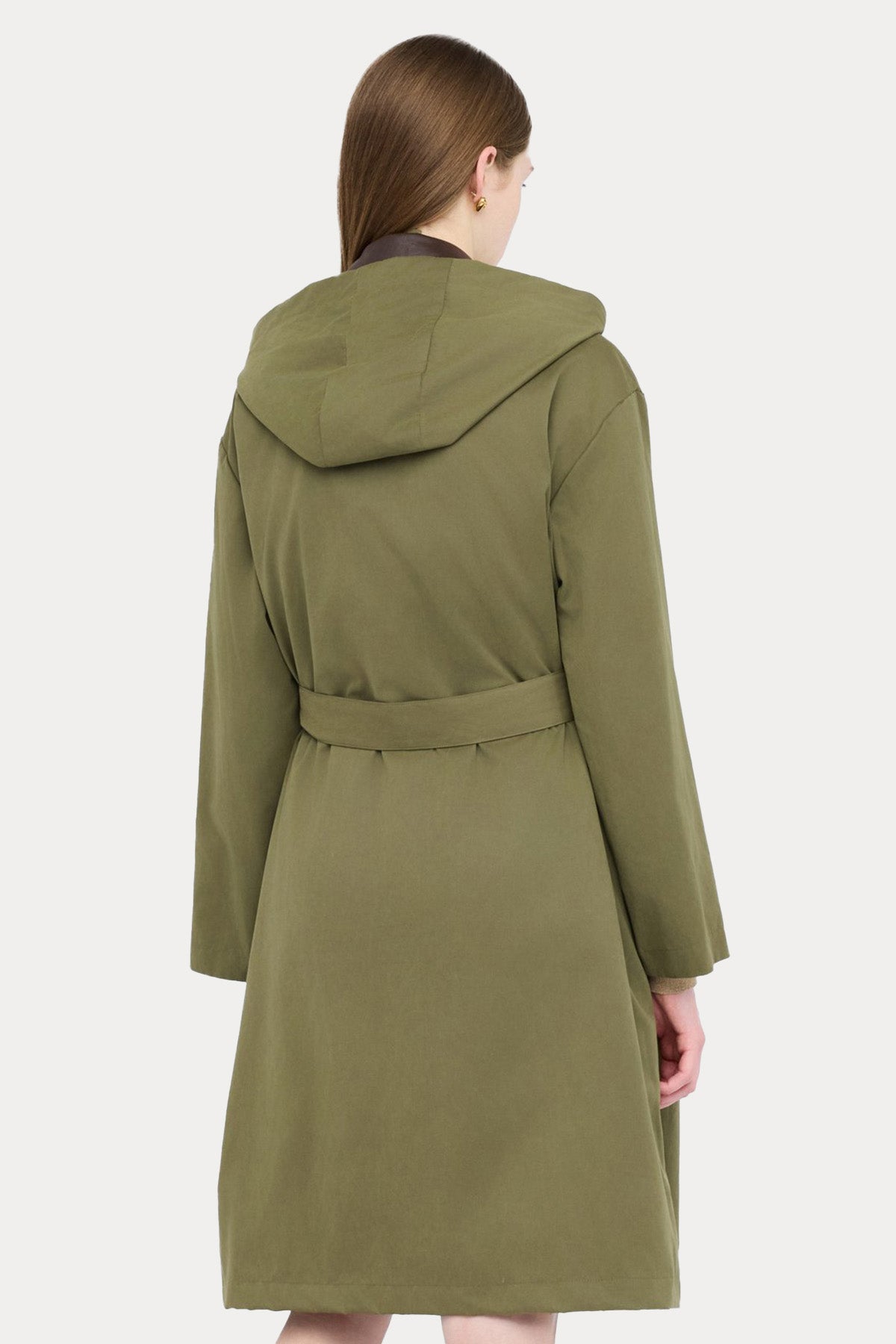 Liu Jo Kapüşonlu Kemerli Trençkot