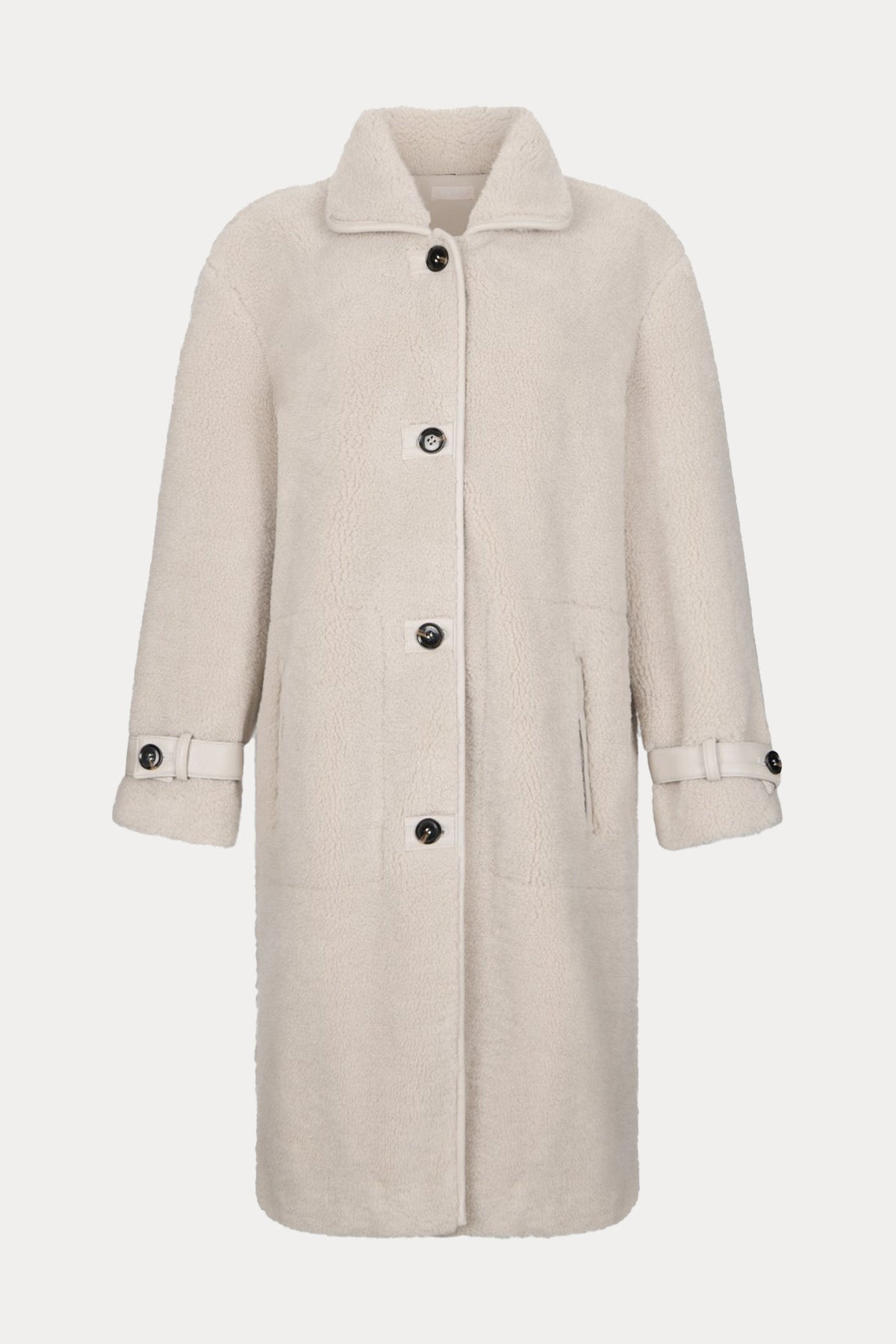 Liu Jo Comfort Fit Teddy Kumaş Kaban