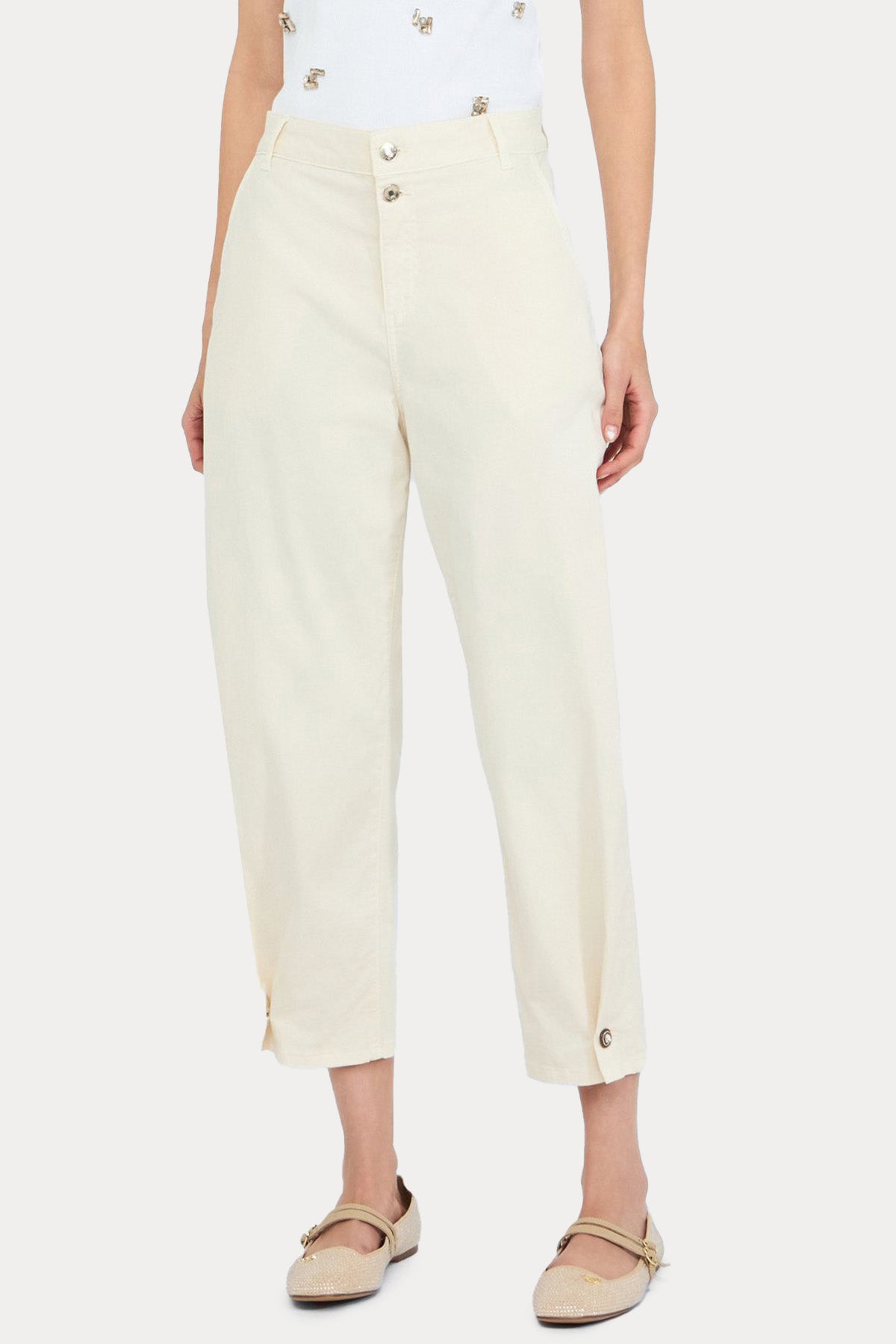 Liu Jo Balloon Fit Yüksek Belli Yandan Cepli Jeans