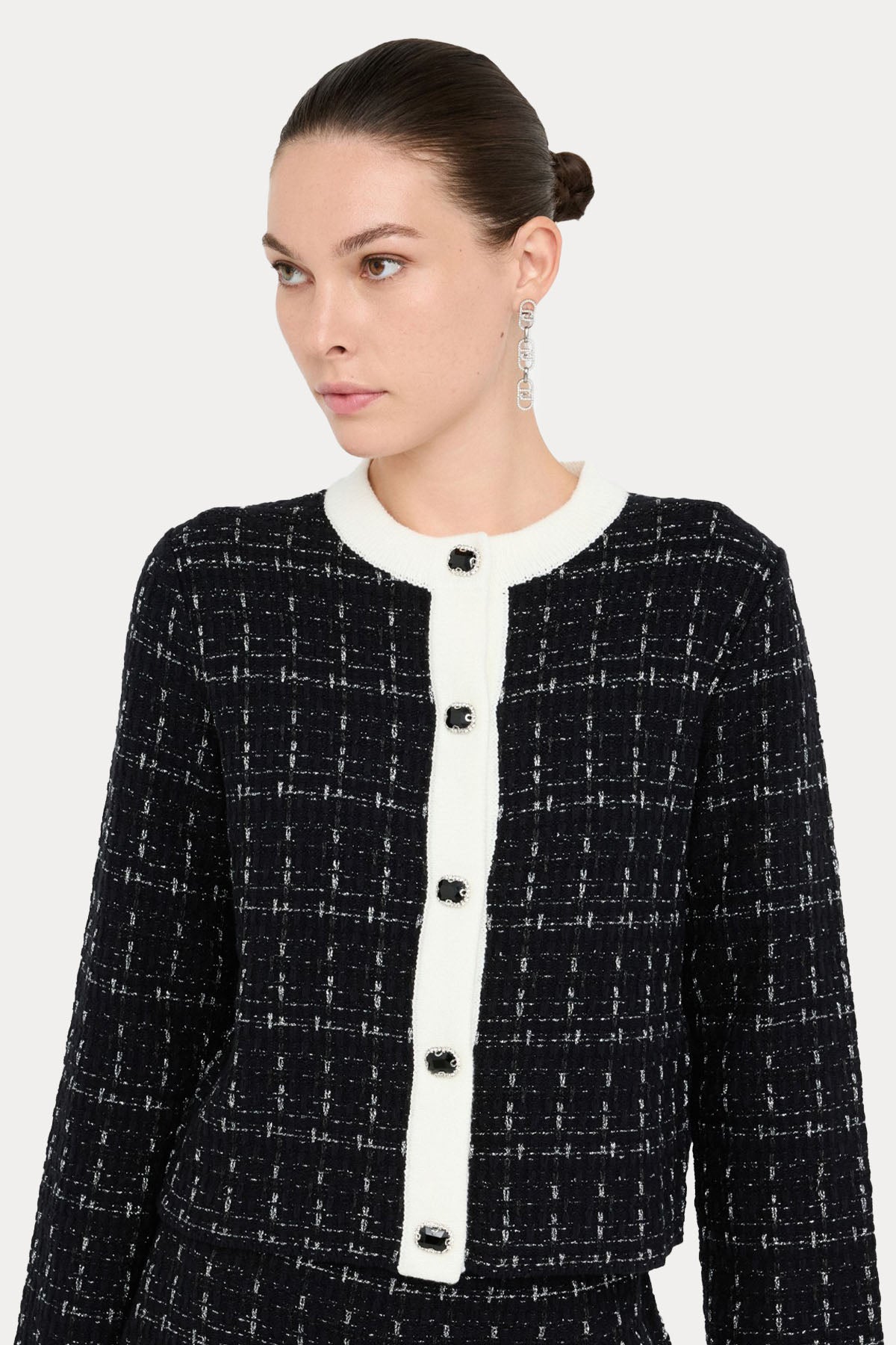 Liu Jo Yuvarlak Yaka Tüvit Ceket