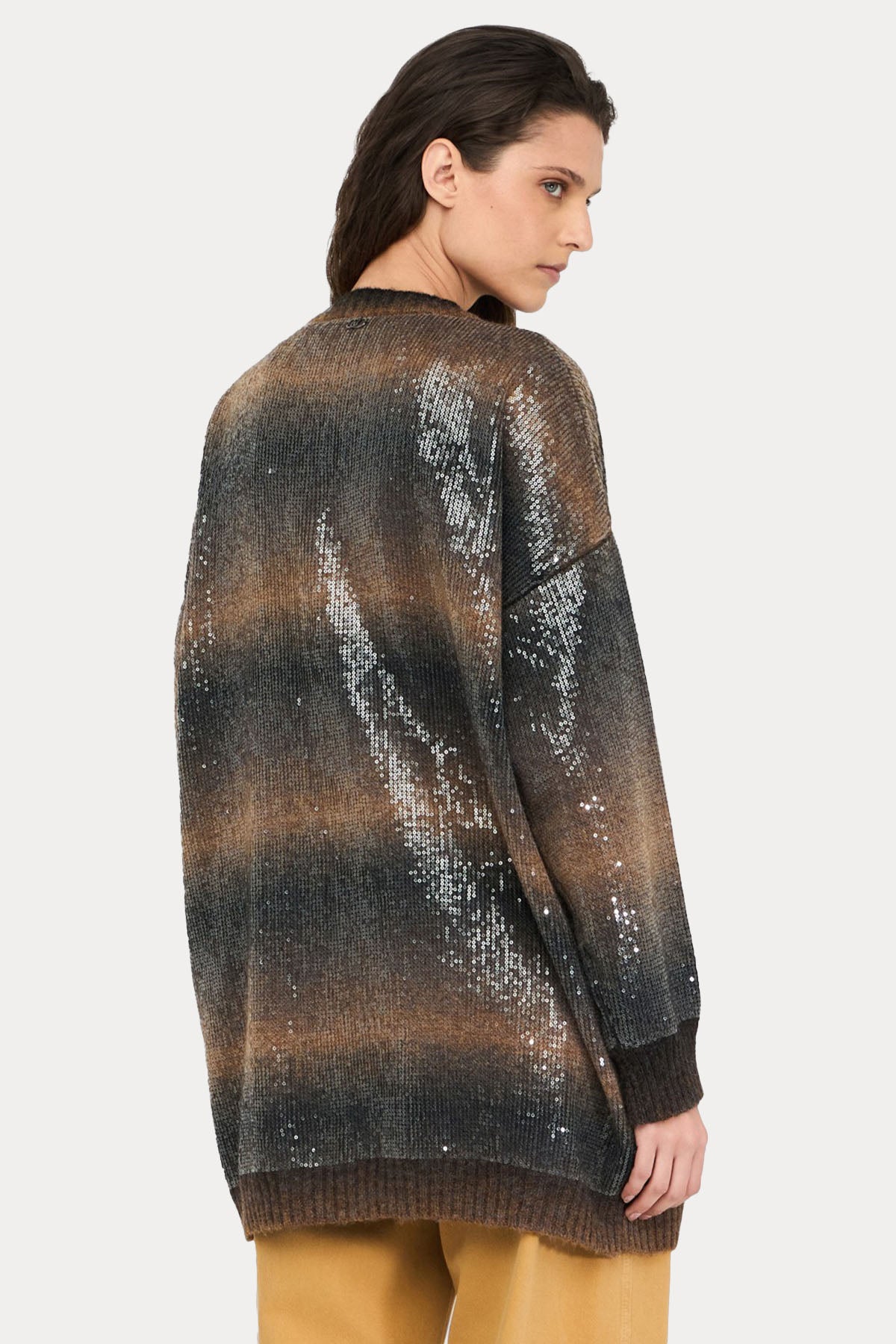 Liu Jo İnce Örgü Yün Triko Ceket