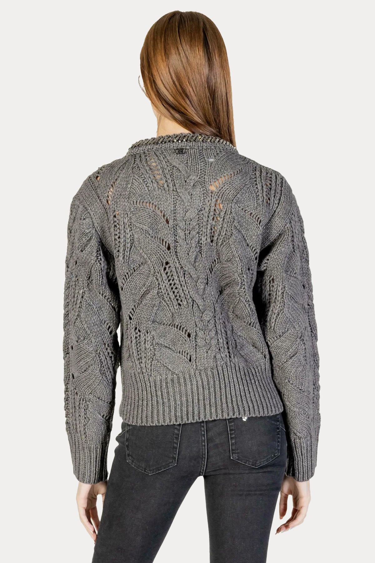 Liu Jo Relaxed Fit Örgü Yün Triko