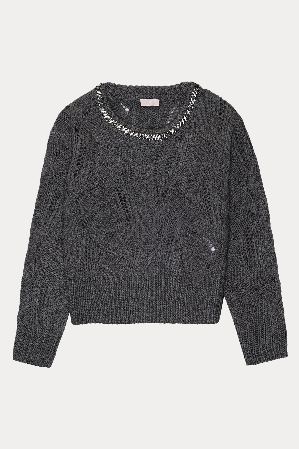 Liu Jo Relaxed Fit Örgü Yün Triko