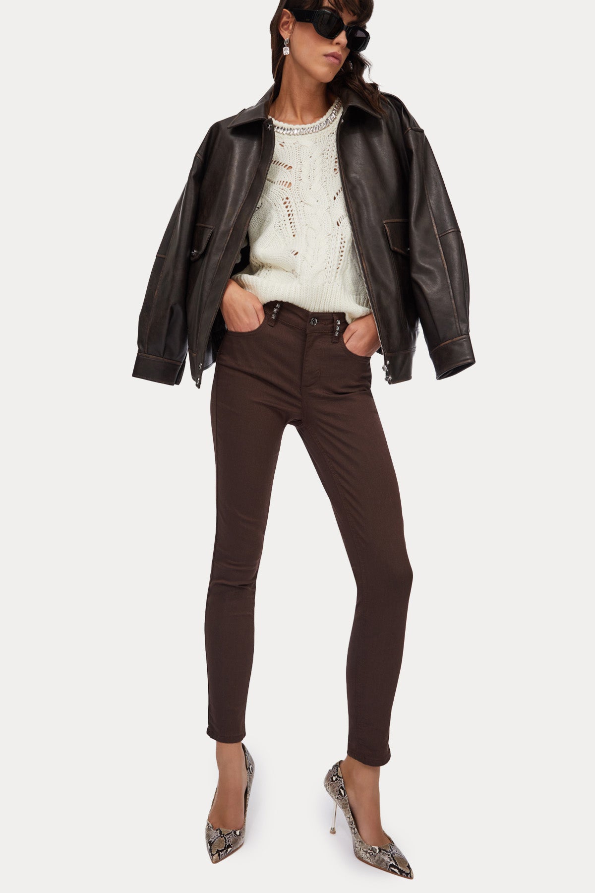 Liu Jo Relaxed Fit Örgü Yün Triko