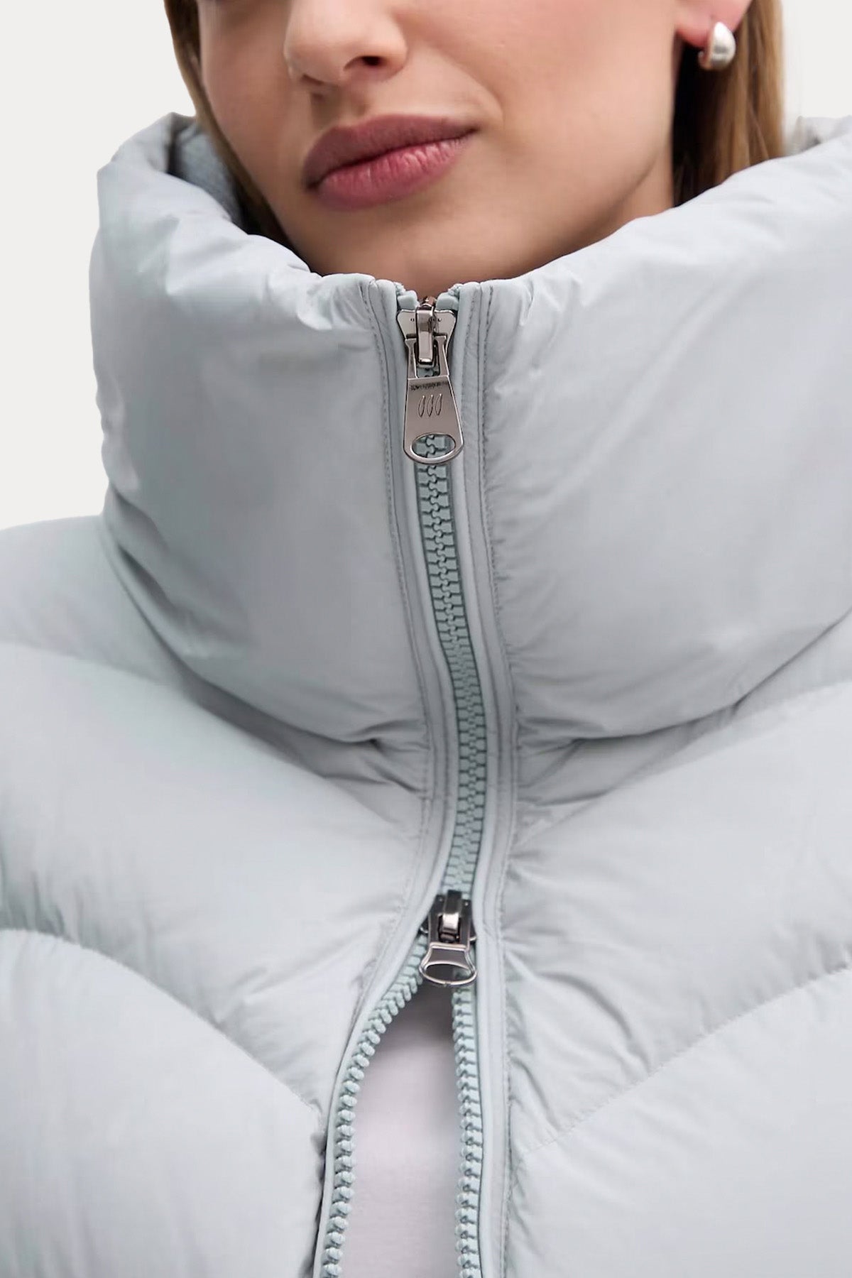 Hetrego Inara Relaxed Fit Dik Yakalı Puffer Mont