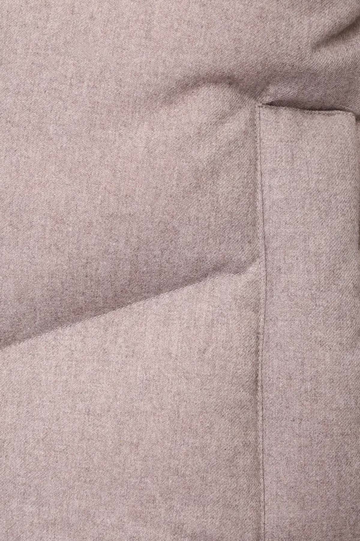 Hetrego Ratufa Relaxed Fit Kaşmir Puffer Mont