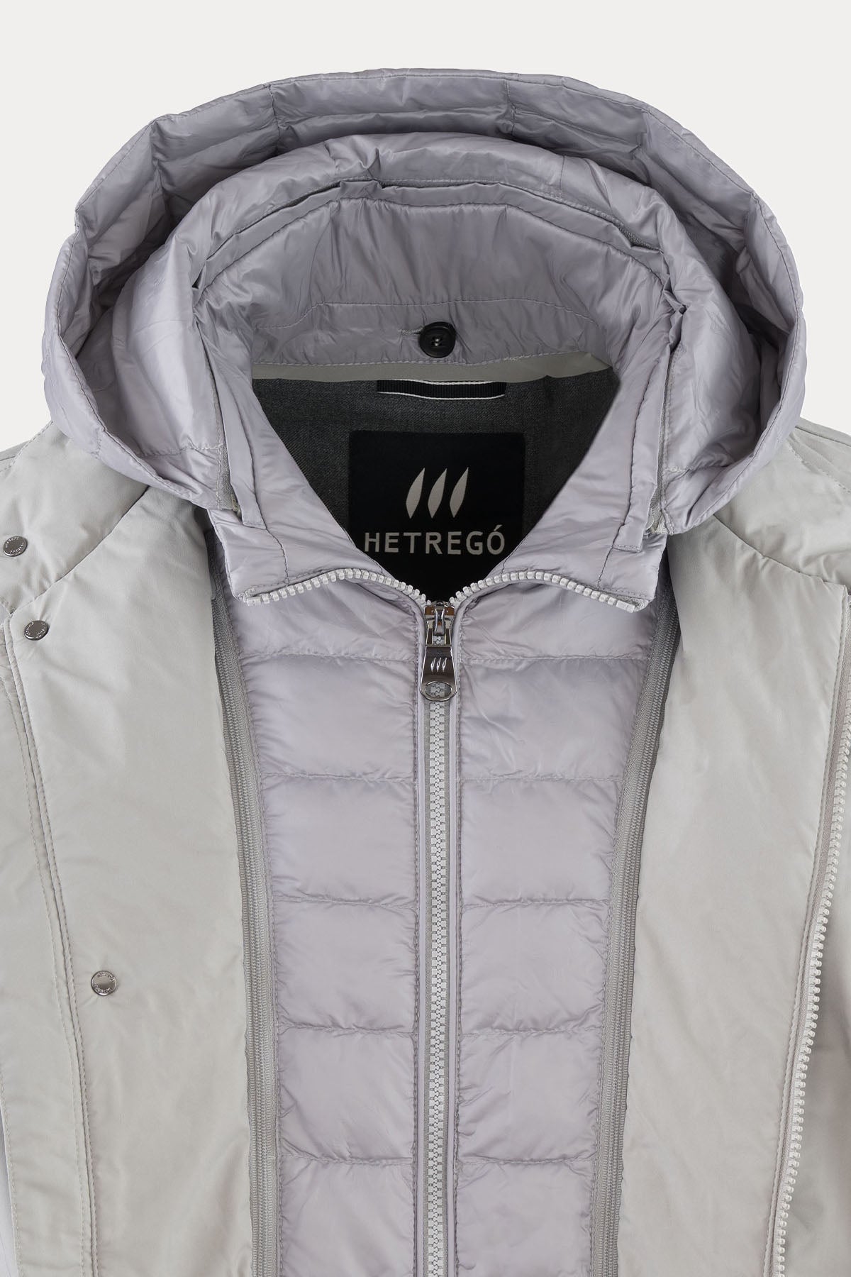 Hetrego Arvid Demonte Puffer İç Parçalı Mont