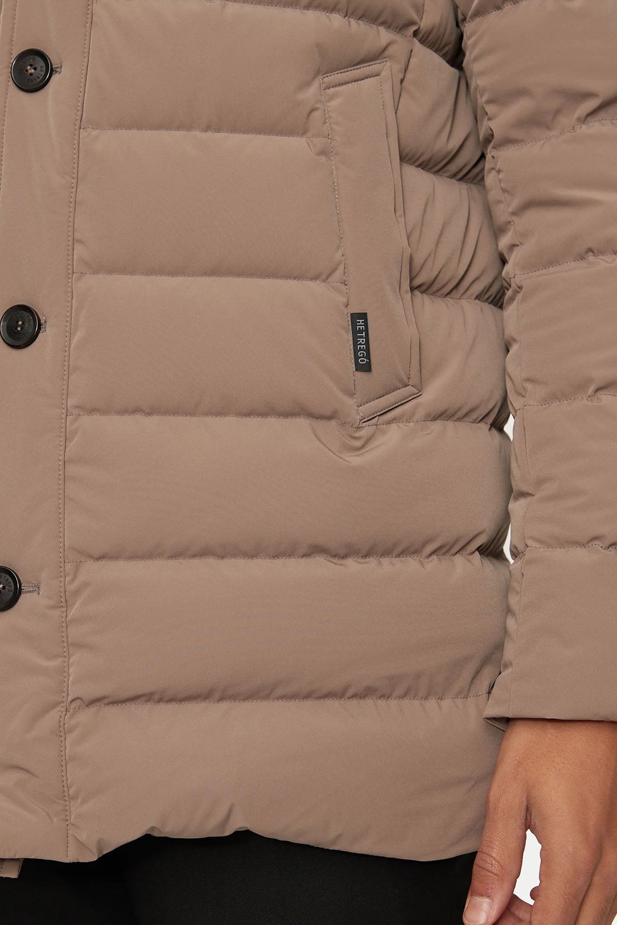 Hetrego Urban Demonte İç Parçalı Puffer Mont-Mont-Libas