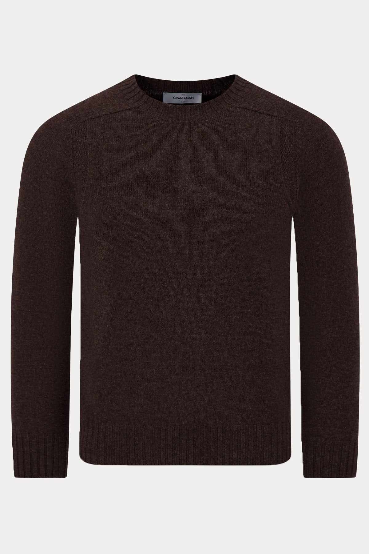 Gran Sasso Yuvarlak Yaka Örgü Yün Triko