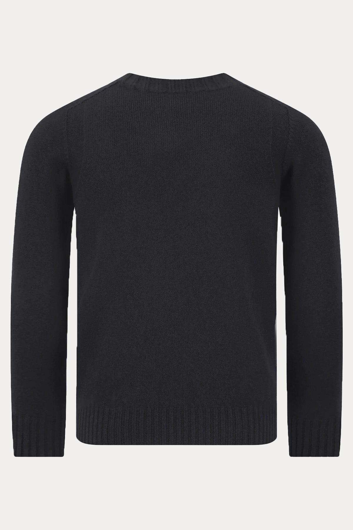 Gran Sasso Yuvarlak Yaka Örgü Yün Triko