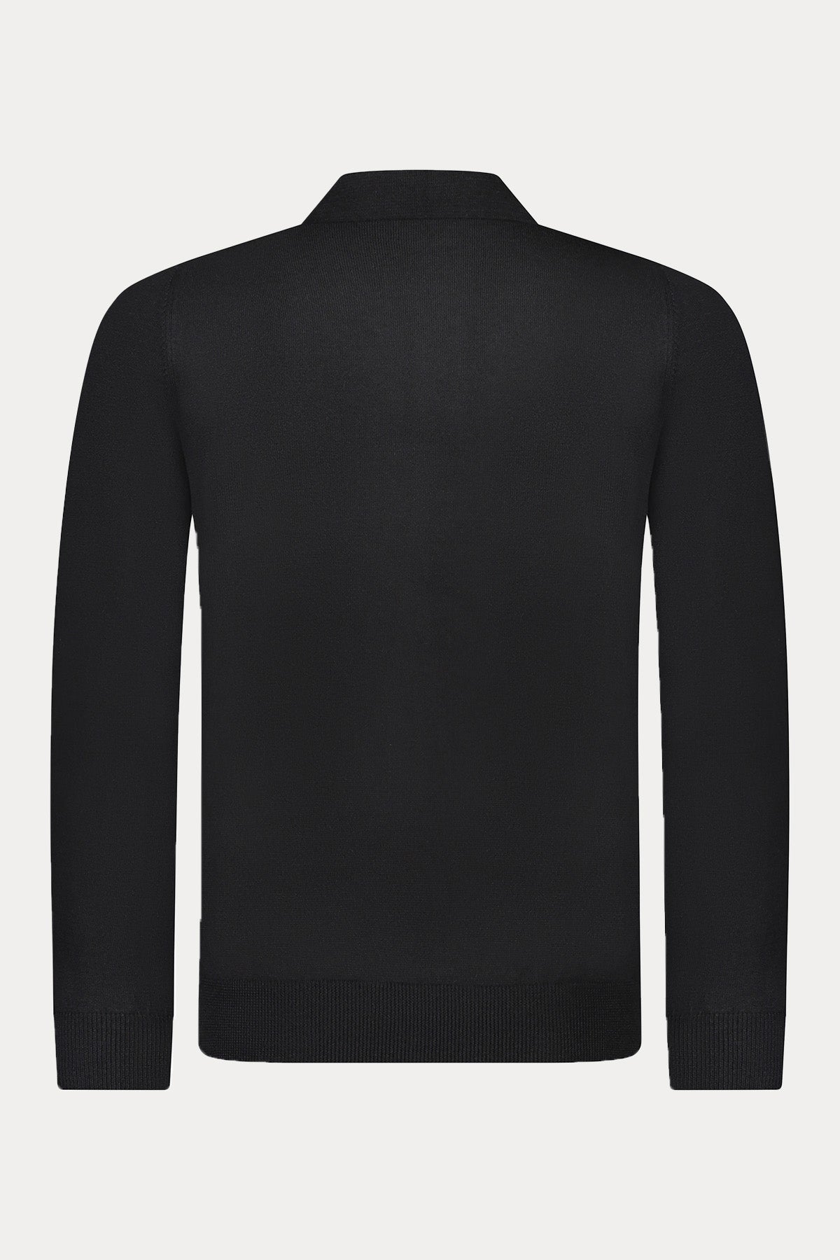 Gran Sasso Slim Fit Polo Yaka İnce Örgü Yün Triko