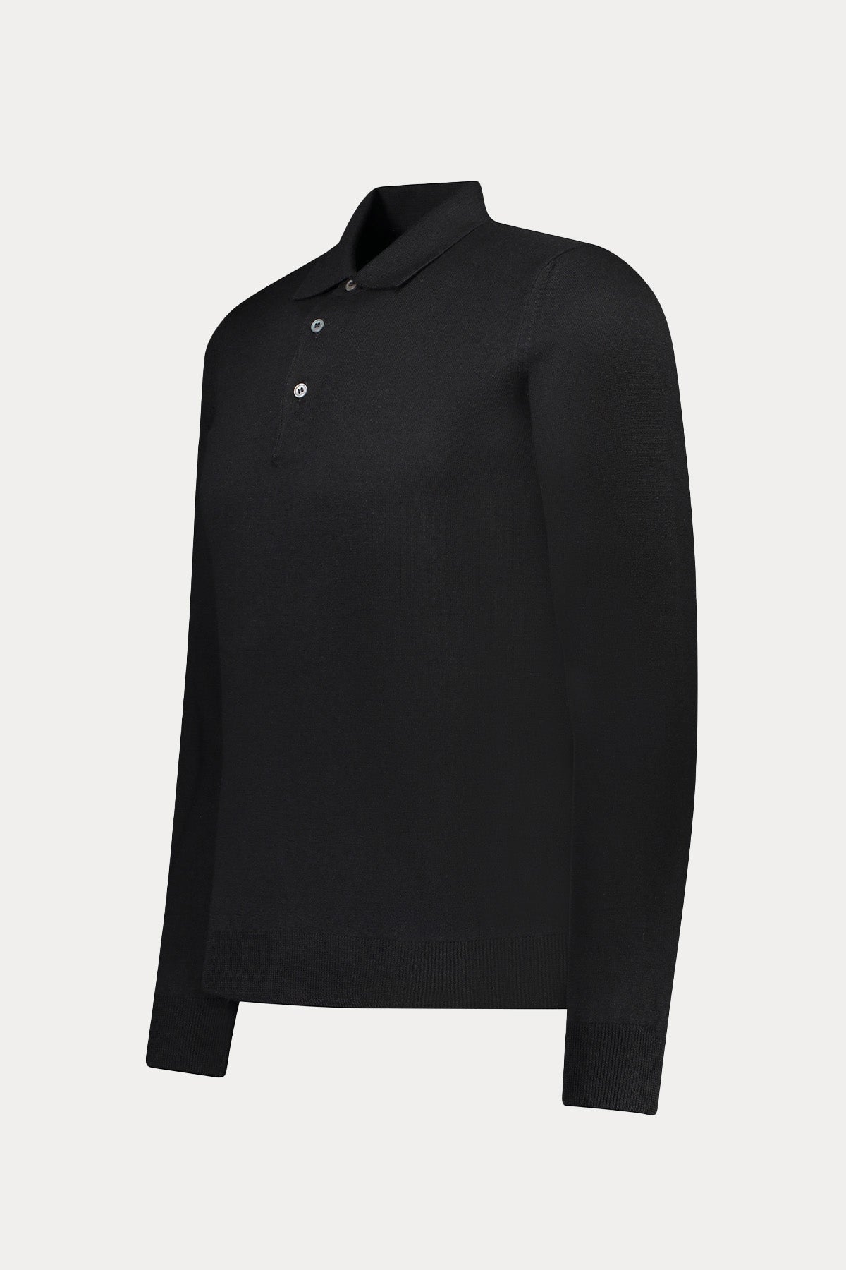 Gran Sasso Slim Fit Polo Yaka İnce Örgü Yün Triko