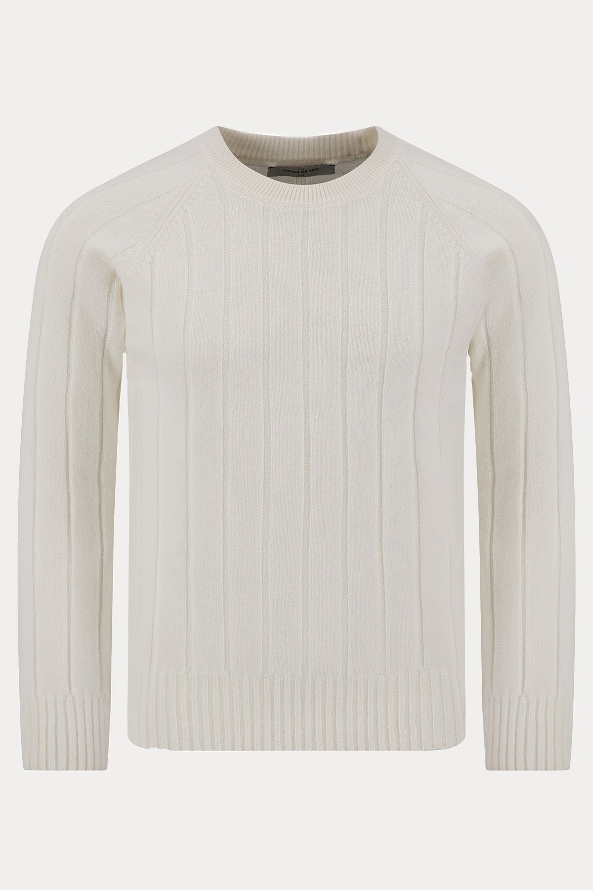 Gran Sasso Yuvarlak Yaka Örgü Kaşmir Yün Triko