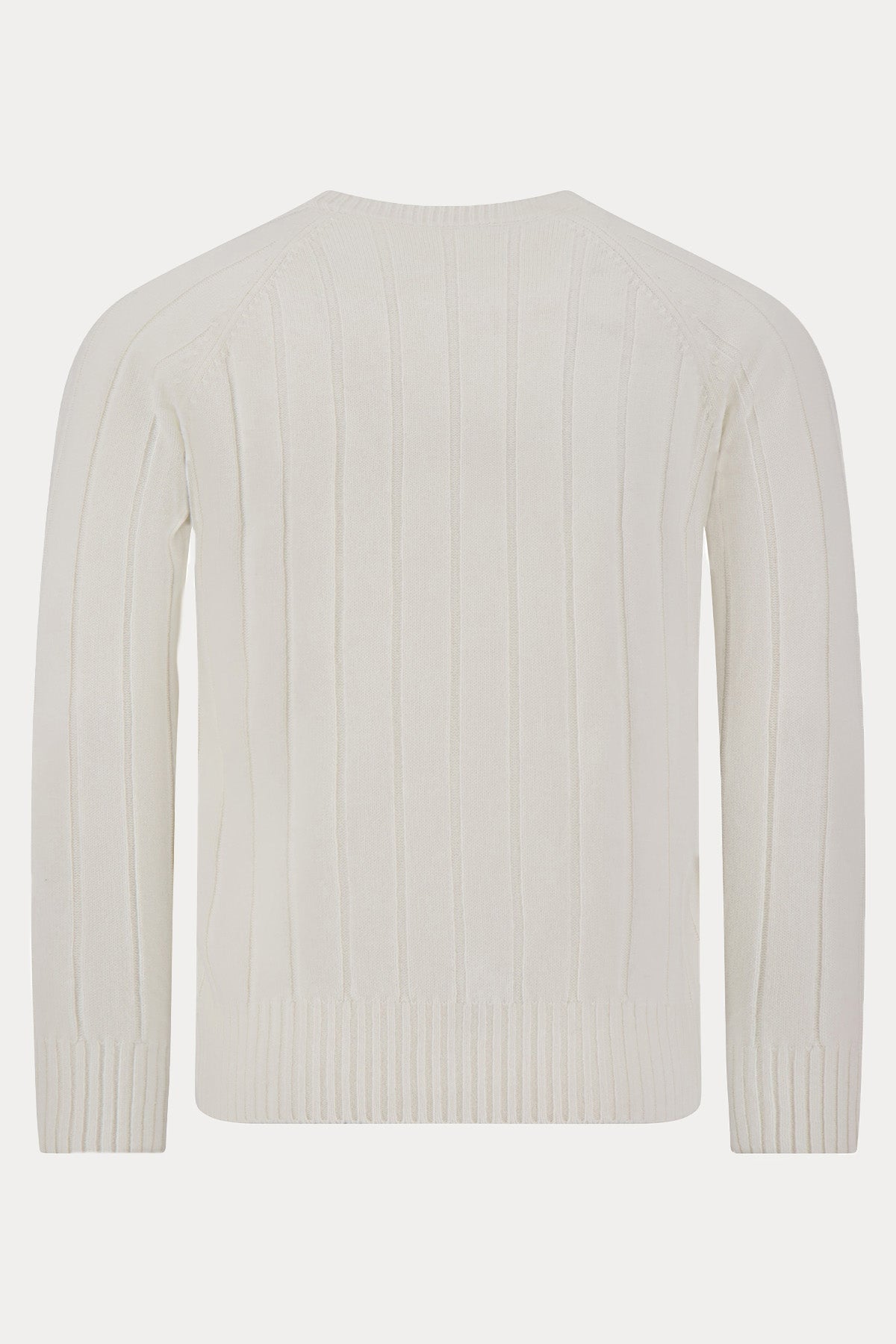 Gran Sasso Yuvarlak Yaka Örgü Kaşmir Yün Triko