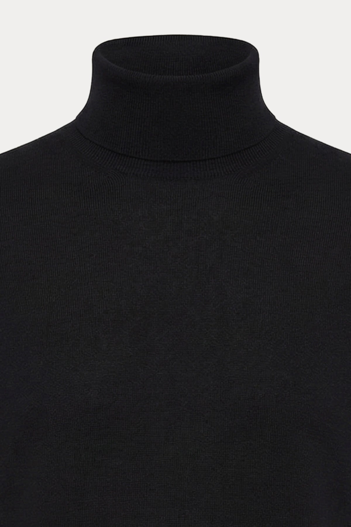 Gran Sasso Balıkçı Yaka İnce Örgü Yün Triko