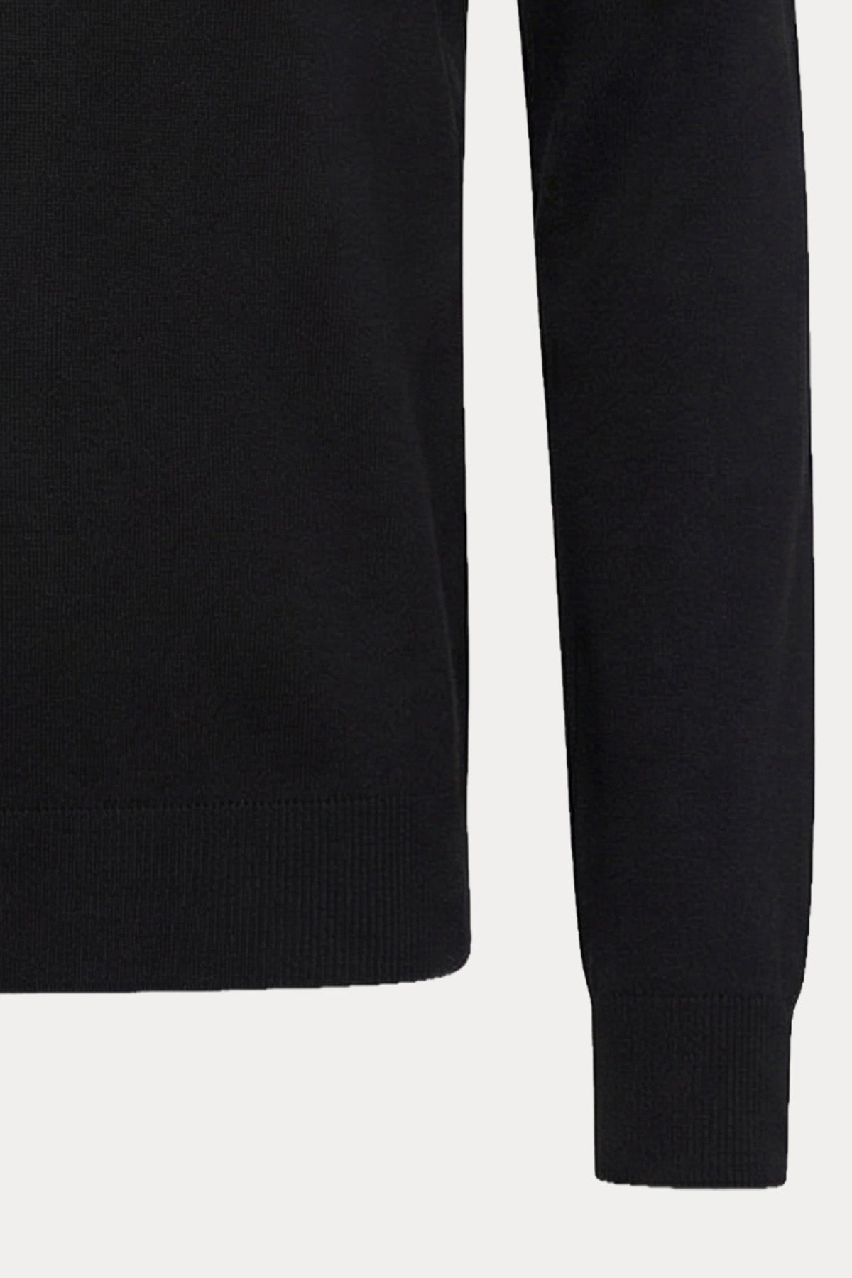 Gran Sasso Balıkçı Yaka İnce Örgü Yün Triko