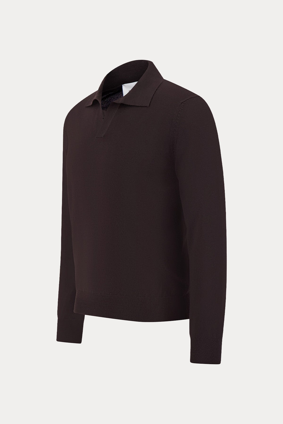 Gran Sasso Polo Yaka İnce Örgü Yün Triko