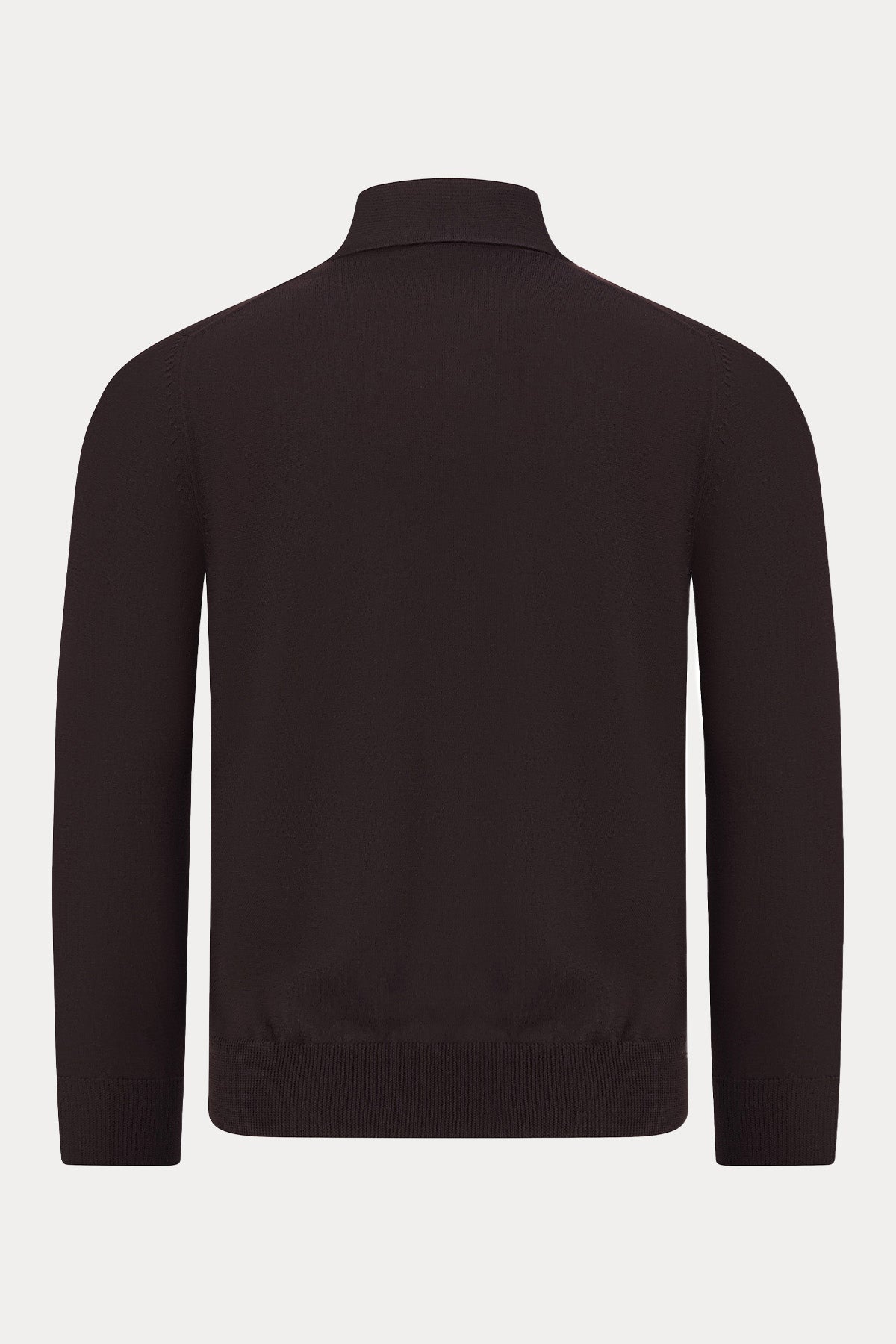 Gran Sasso Polo Yaka İnce Örgü Yün Triko